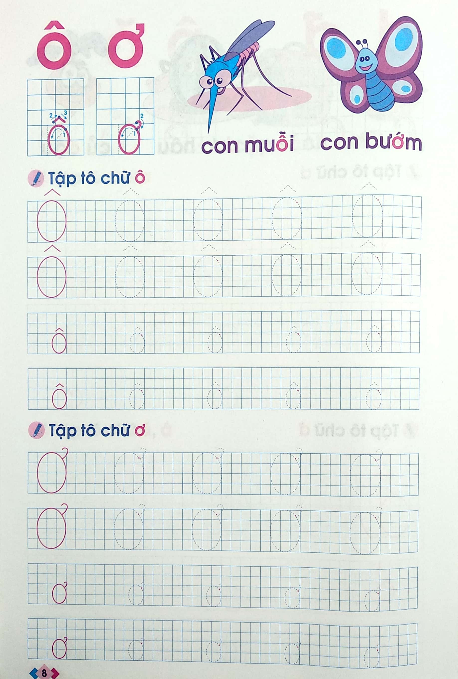 tập tô chữ mẫu giáo dành cho trẻ 5-6 tuổi