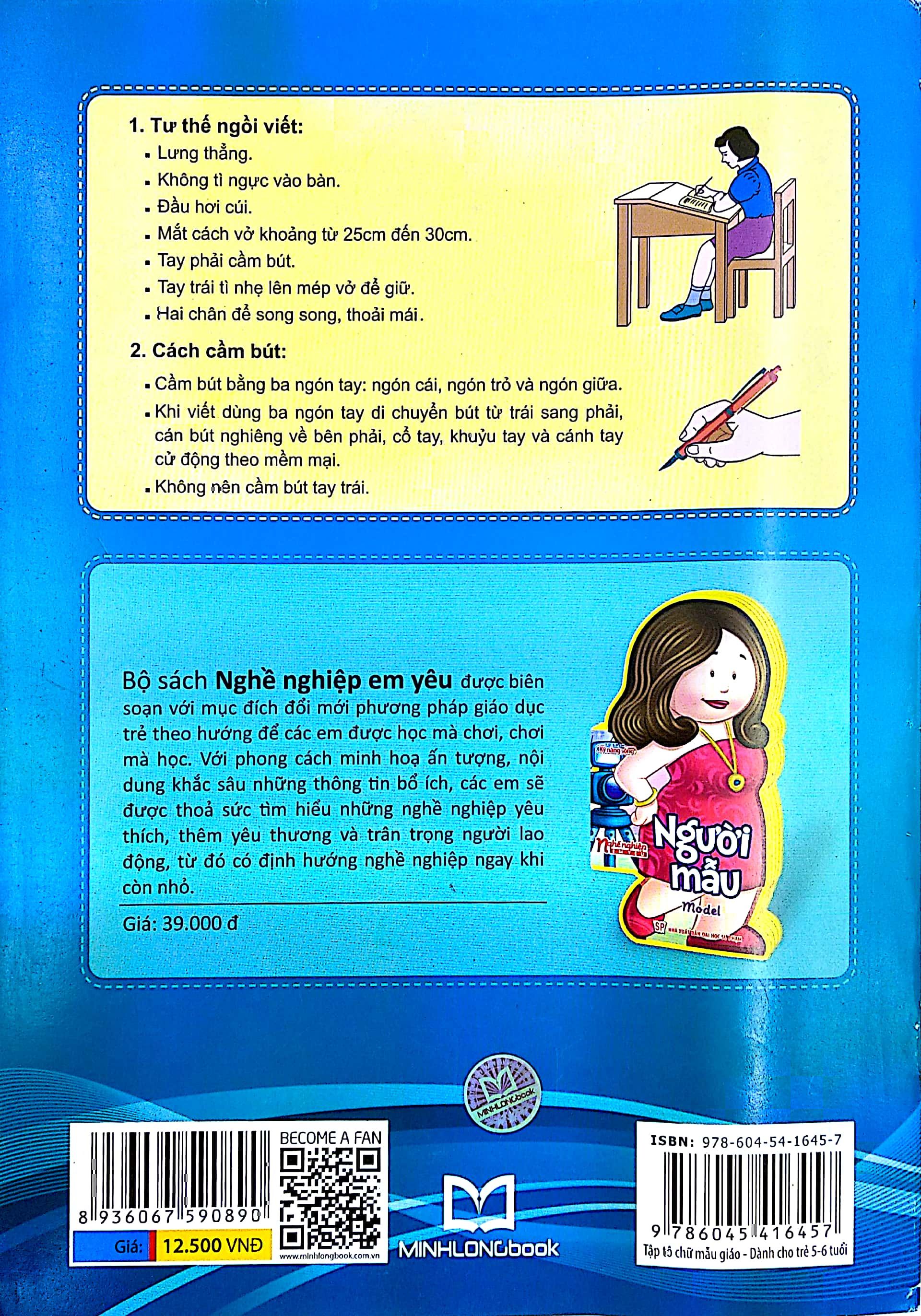 tập tô chữ mẫu giáo dành cho trẻ 5-6 tuổi