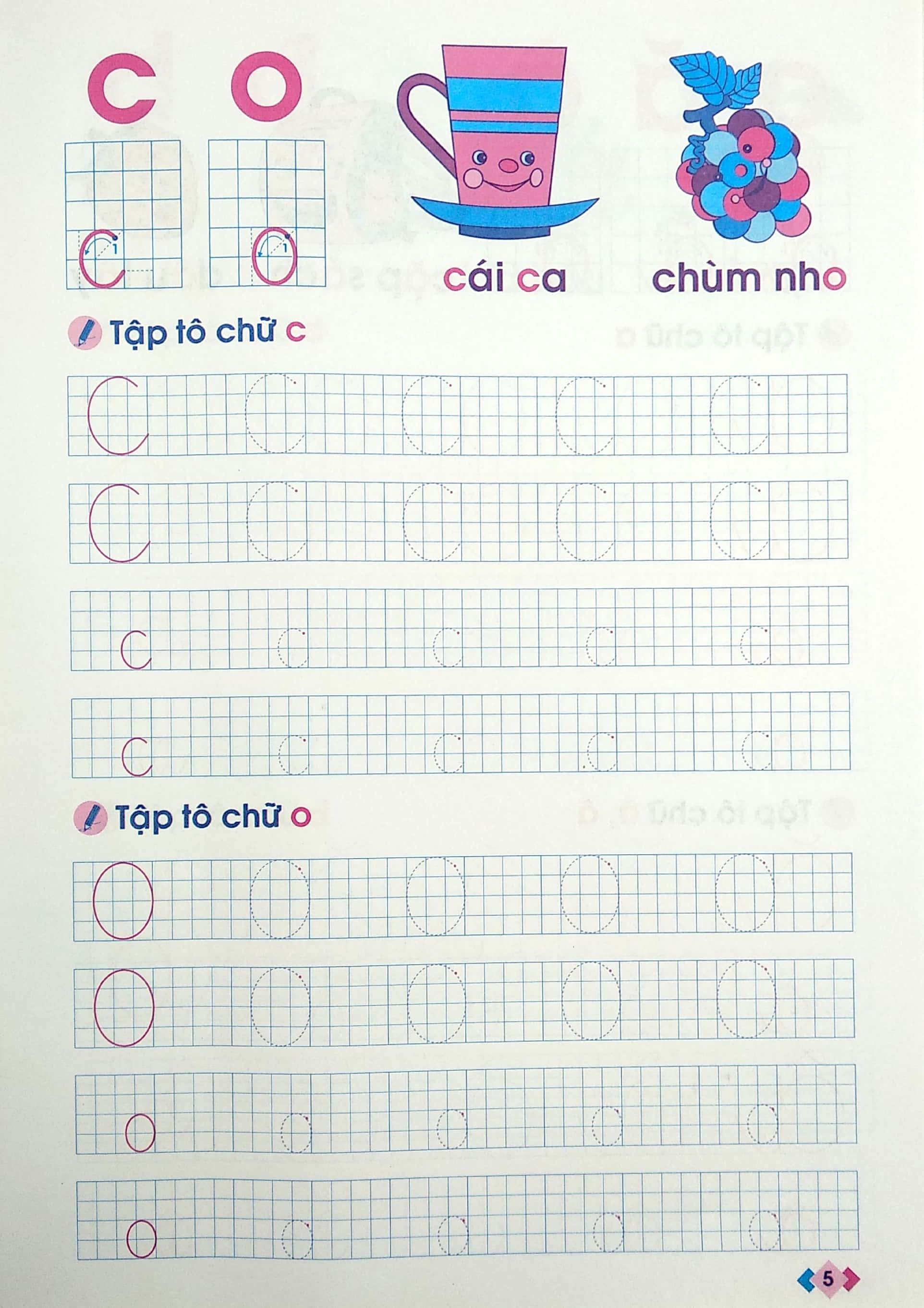 Tap To Chu Mau Giao - Danh Cho Tre 5-6 Tuoi (Tai Ban 2025)