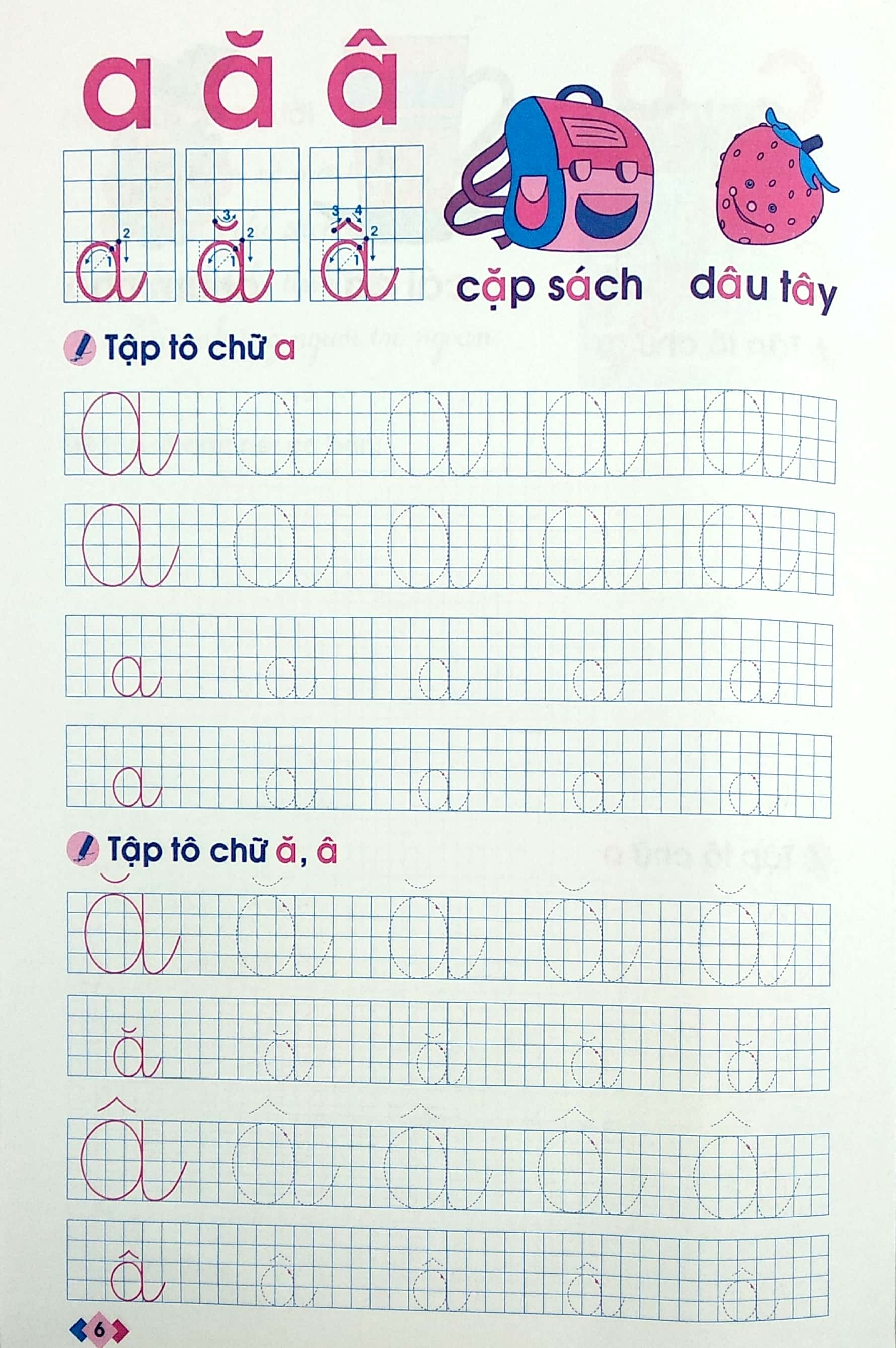 Tap To Chu Mau Giao - Danh Cho Tre 5-6 Tuoi (Tai Ban 2025)