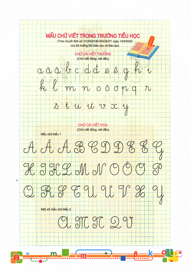 tập tô chữ mẫu giáo - tủ sách bé vào lớp 1