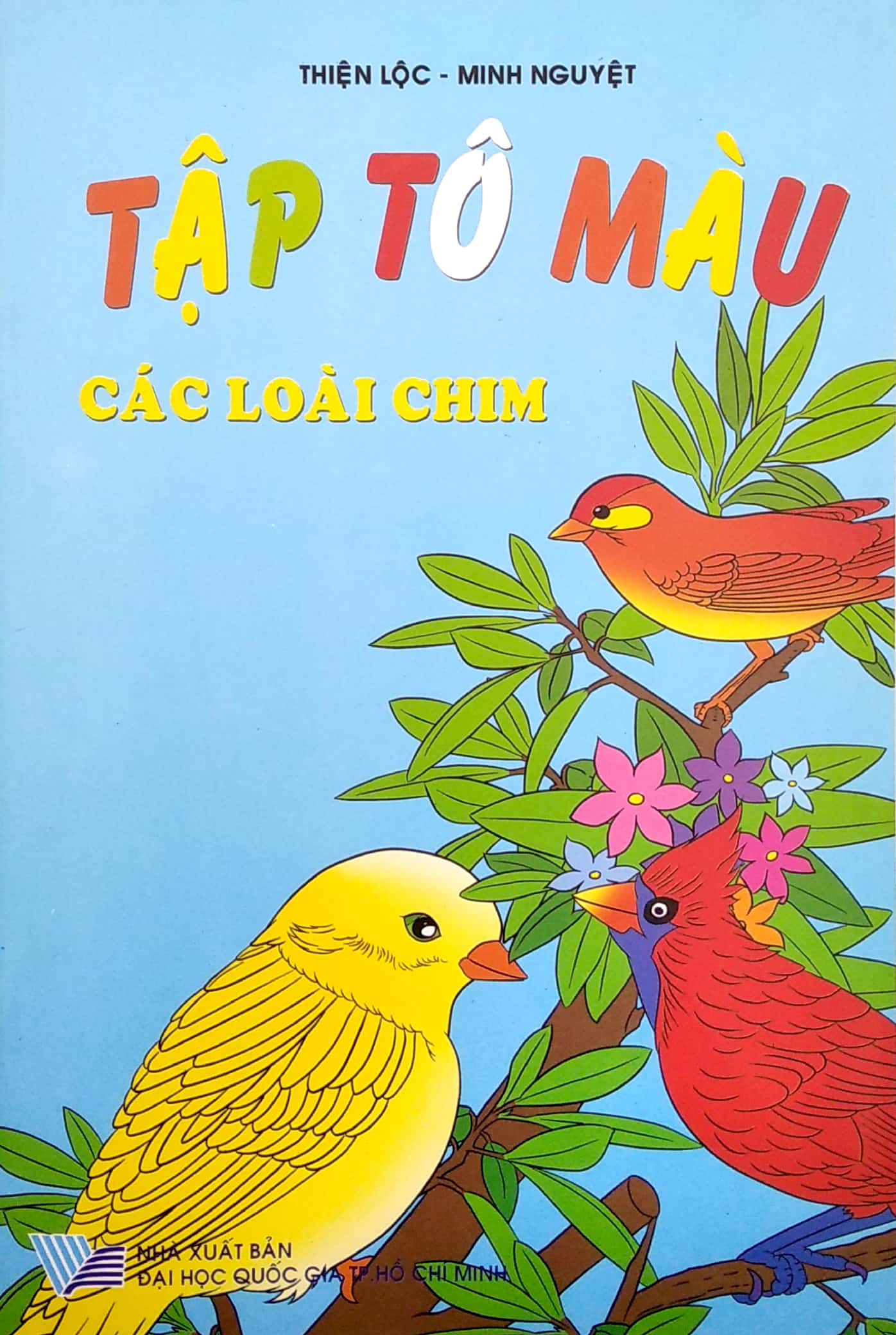 tập tô màu - các loài chim