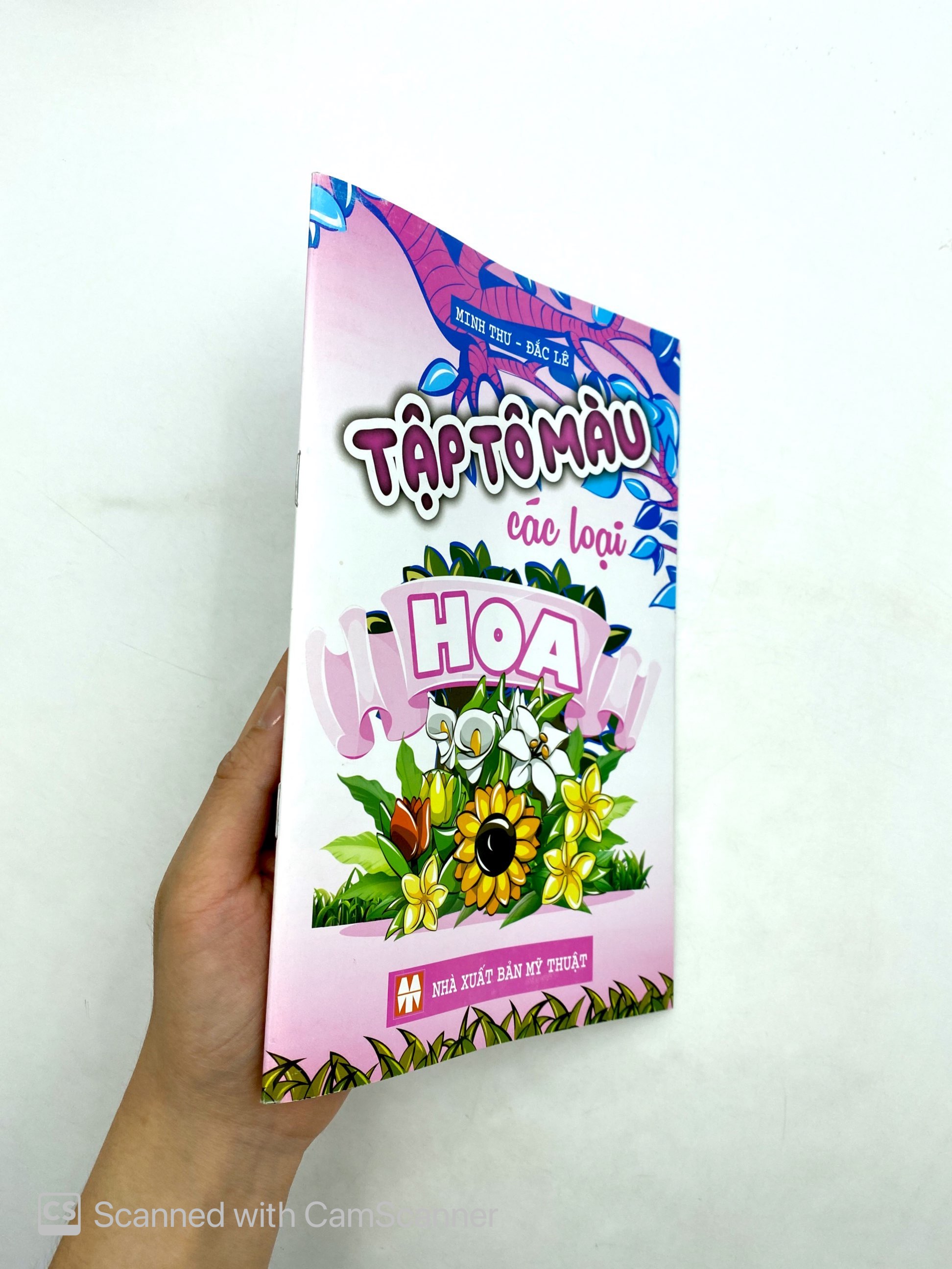 tập tô màu các loại hoa