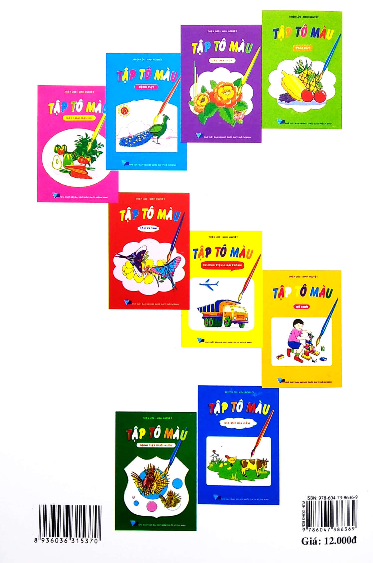 tập tô màu các loại hoa