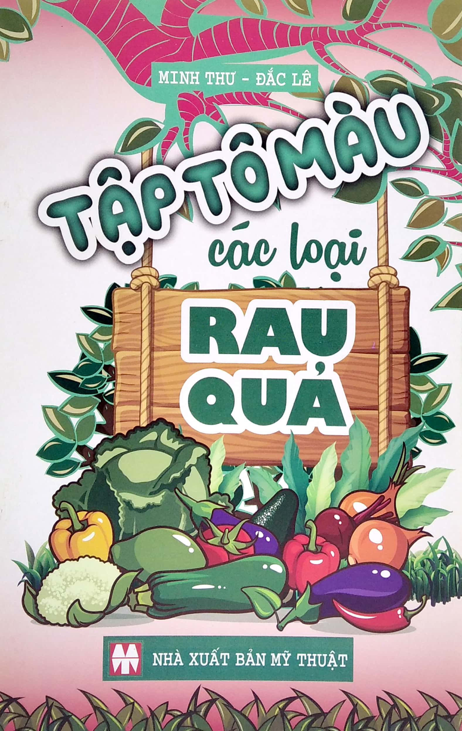 tập tô màu - các loại rau quả