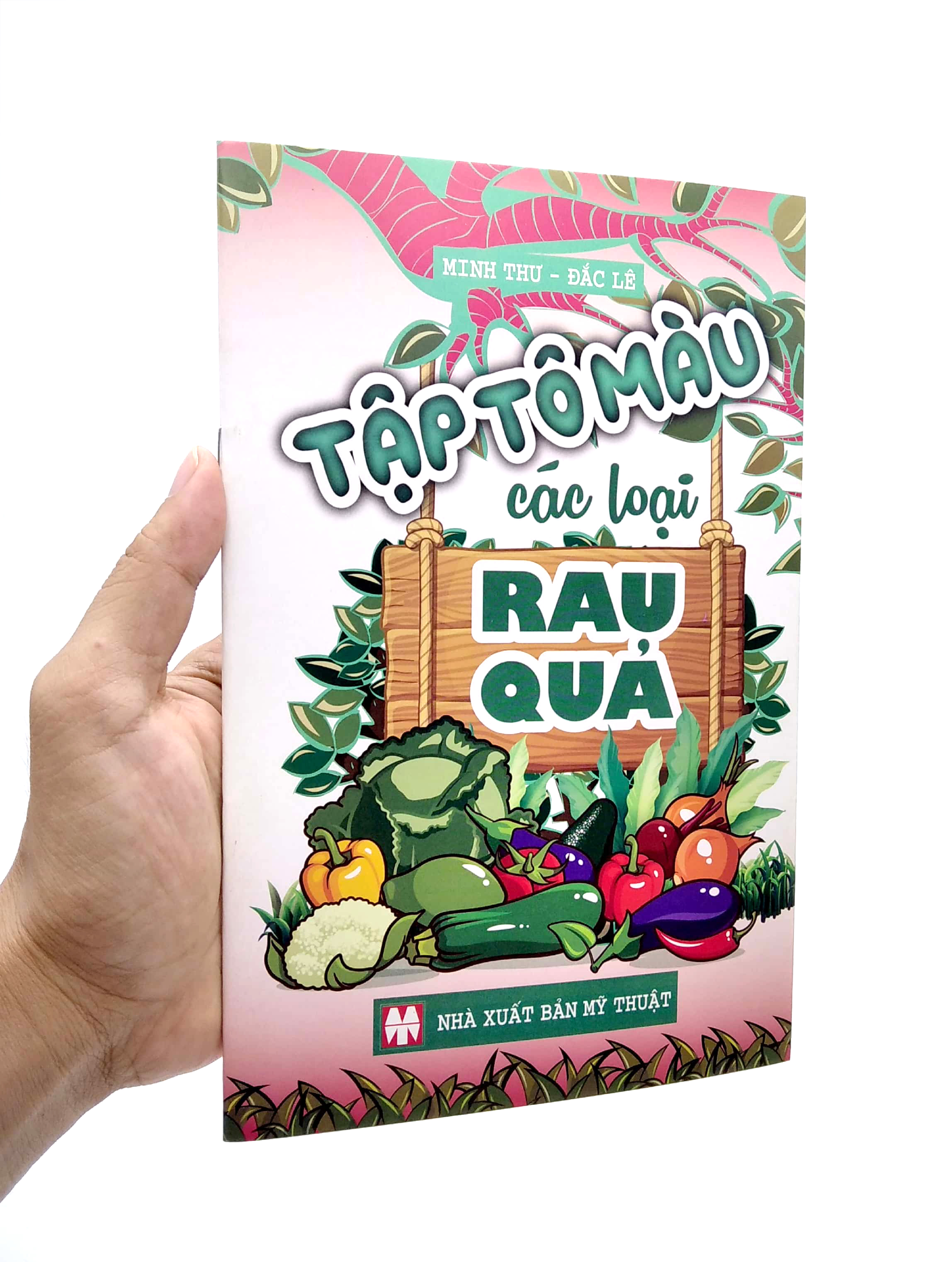 tập tô màu - các loại rau quả