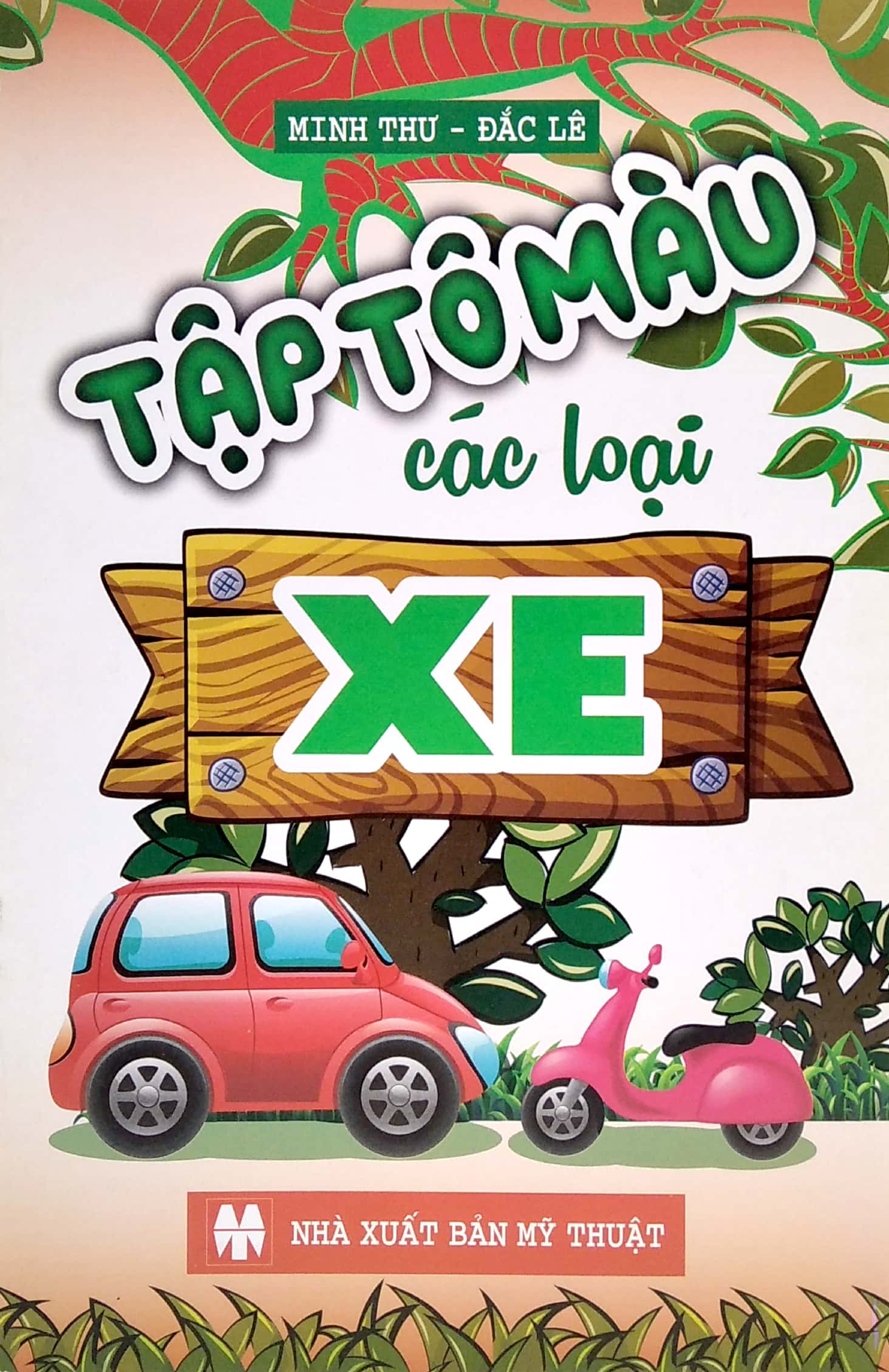 tập tô màu - các loại xe