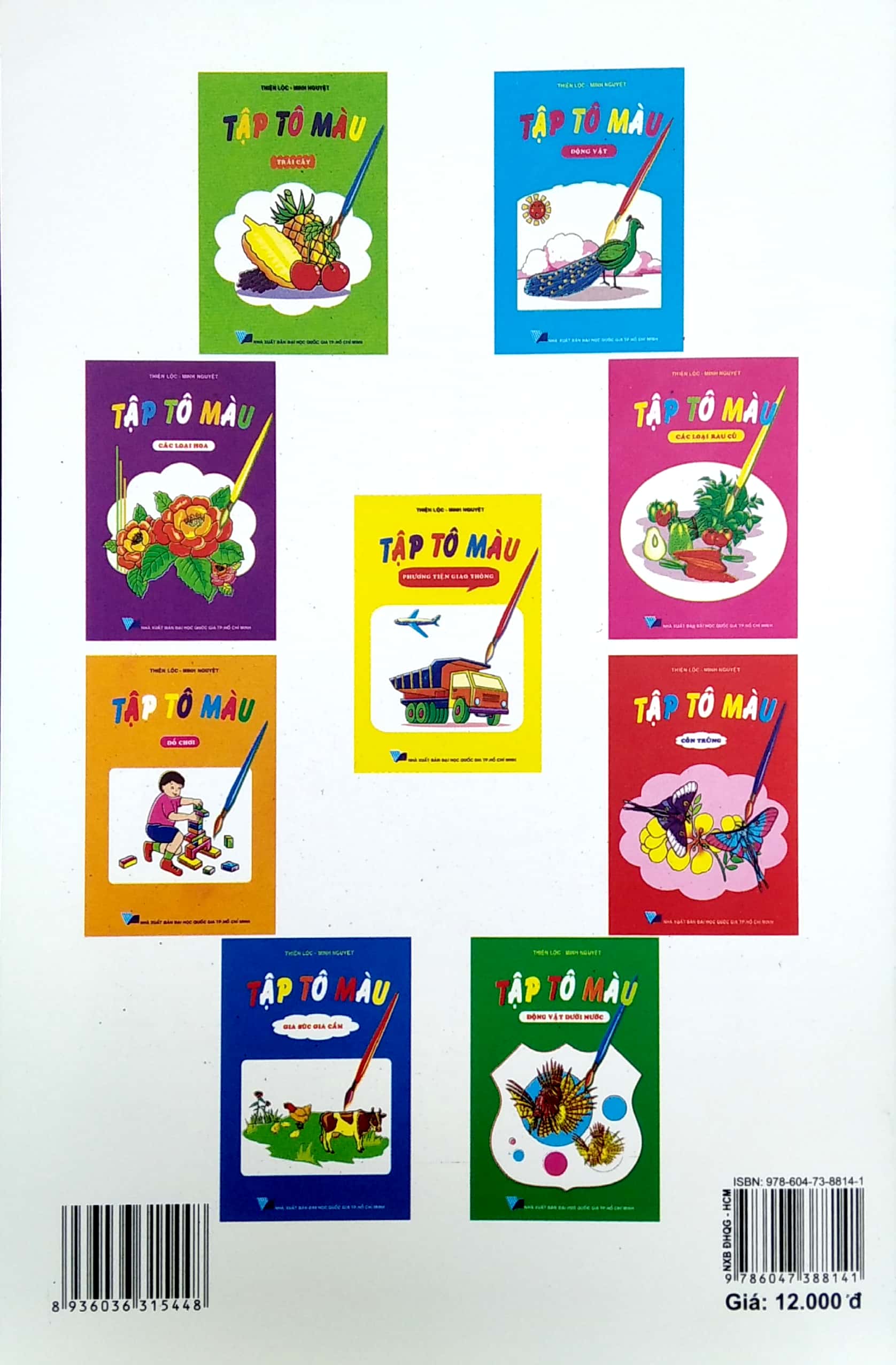 tập tô màu - động vật dưới nước