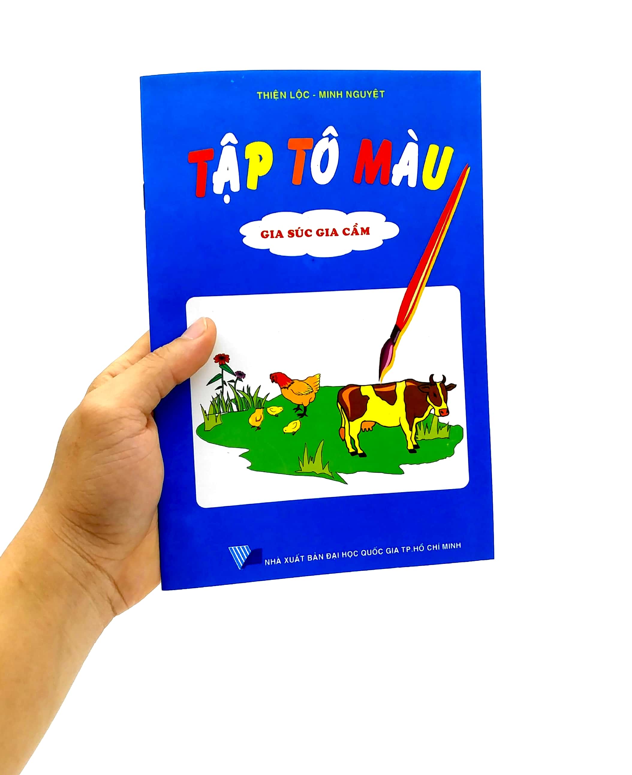 tập tô màu - gia súc gia cầm