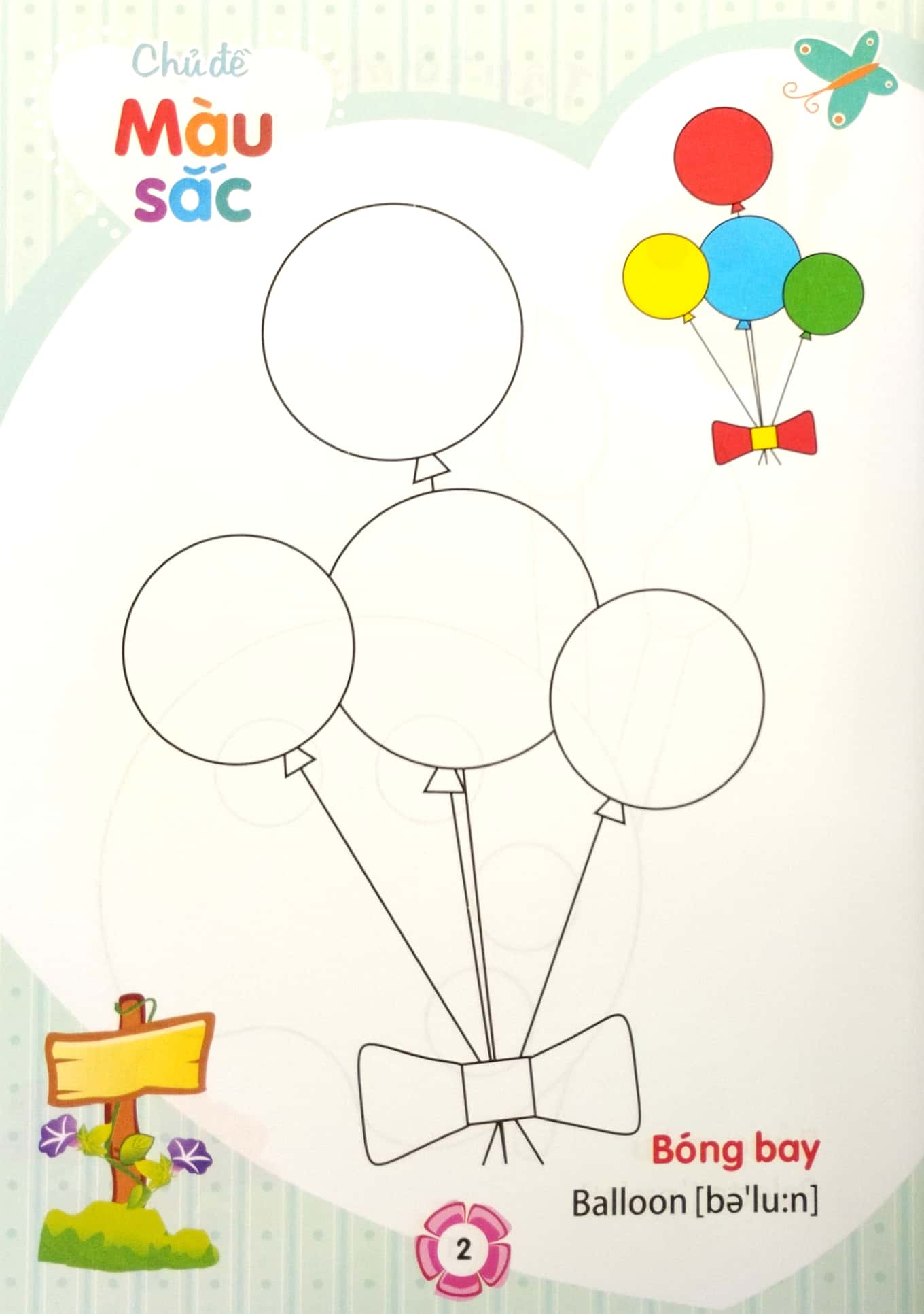 tập tô màu nhà trẻ - màu sắc (2022)