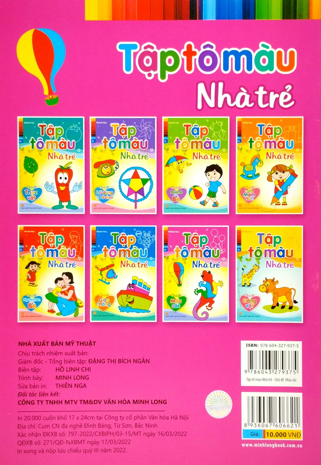 tập tô màu nhà trẻ - màu sắc (2022)