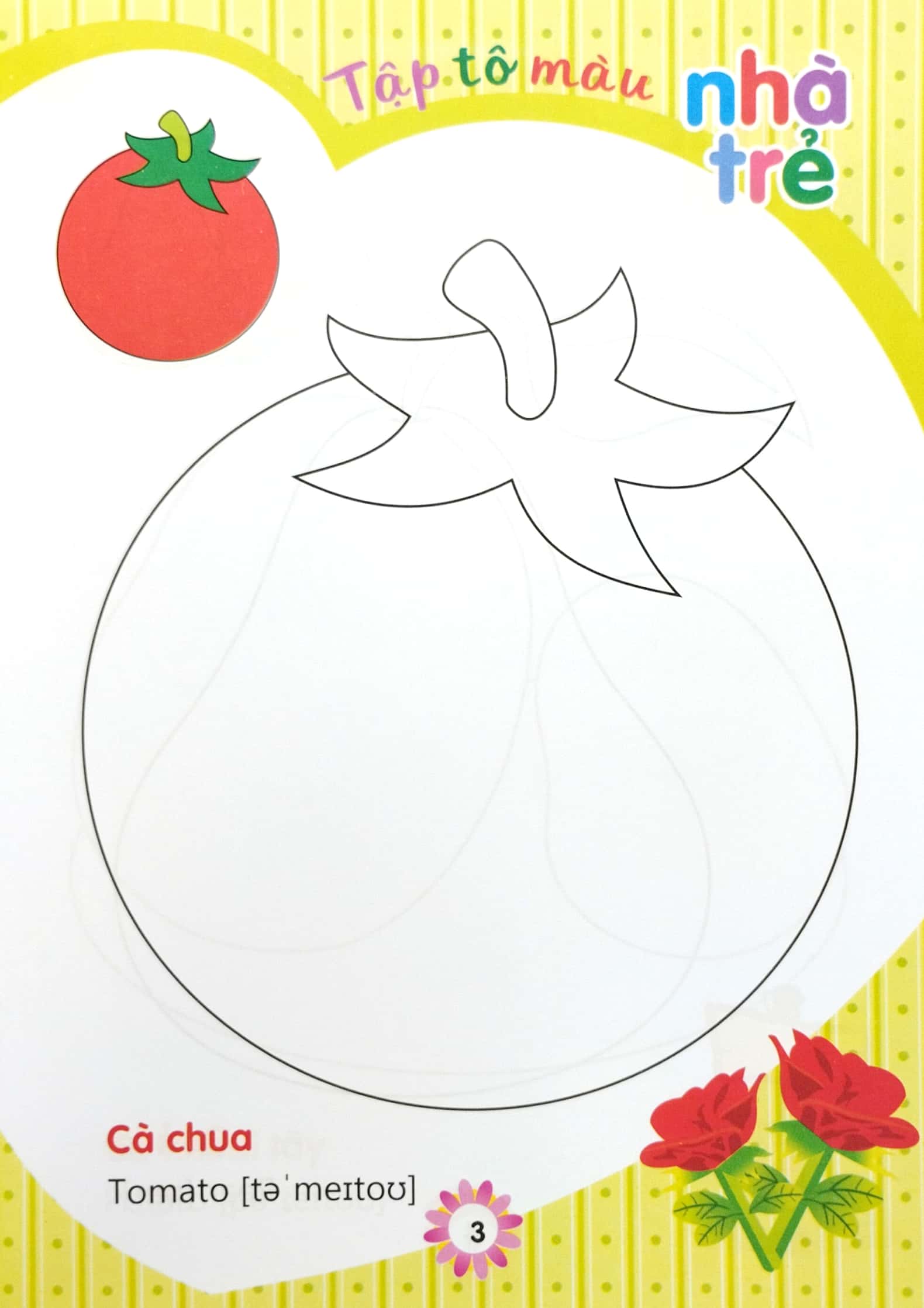 tập tô màu nhà trẻ - thực vật (2022)