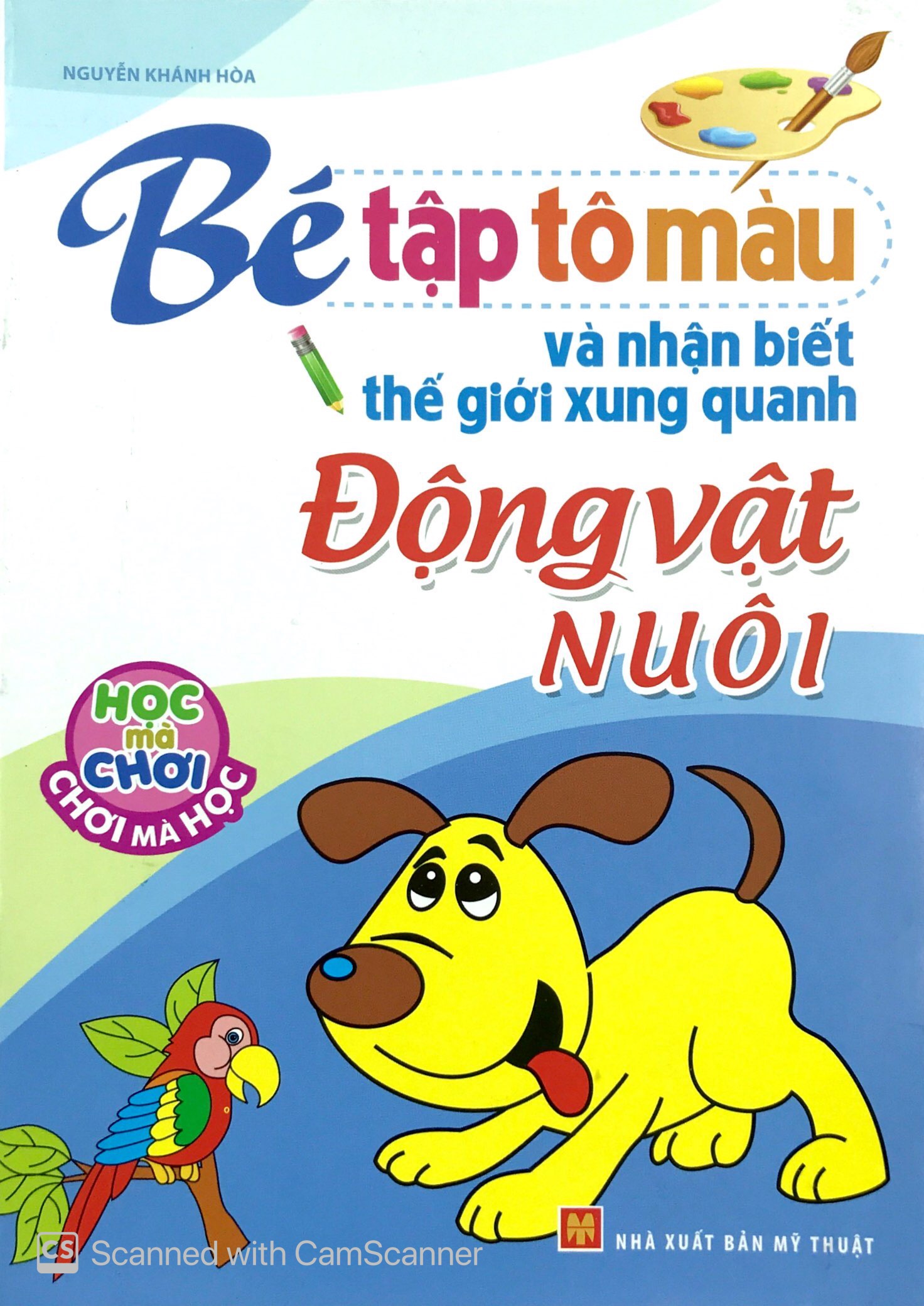 tập tô màu và nhận biết thế giới xung quanh - động vật nuôi