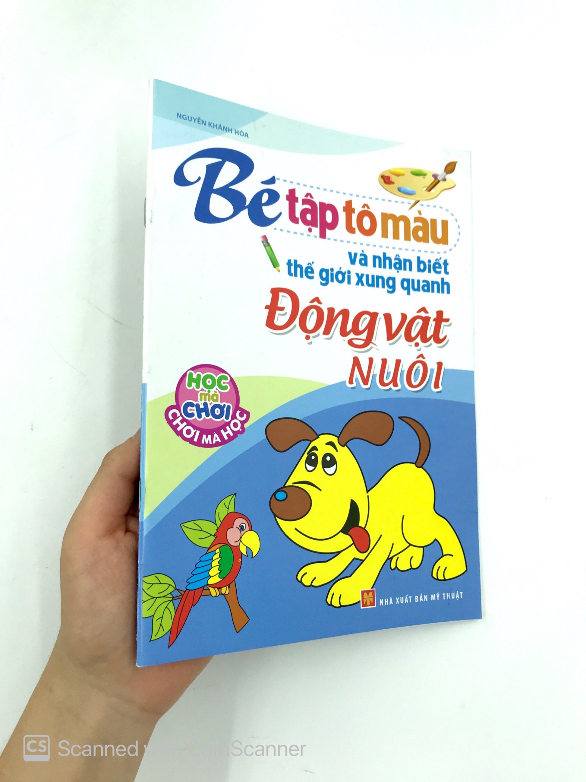 tập tô màu và nhận biết thế giới xung quanh - động vật nuôi