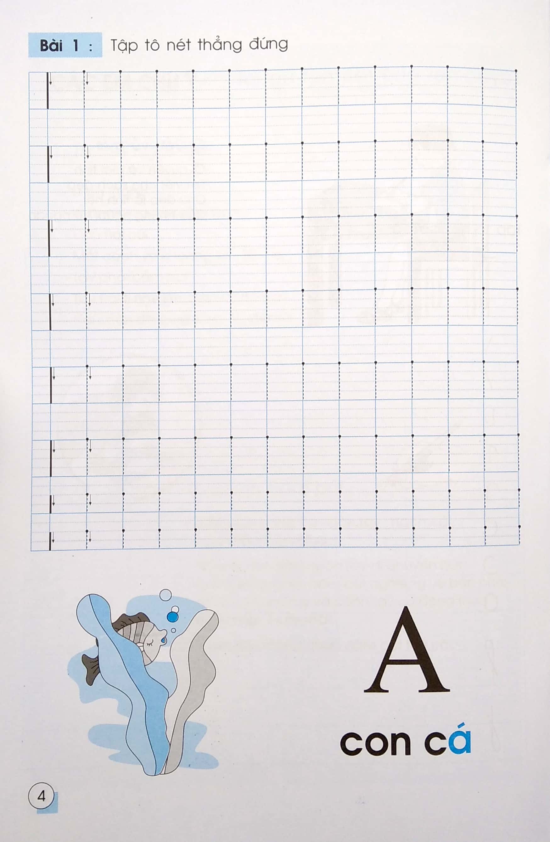 tập tô nét cơ bản (tái bản)