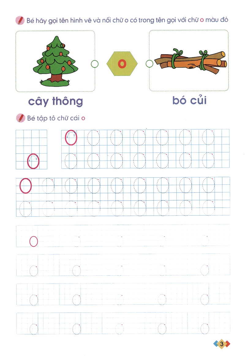 tập tô và làm quen với chữ cái - dành cho trẻ từ 5-6 tuổi - tập 1 (tái bản 2024)