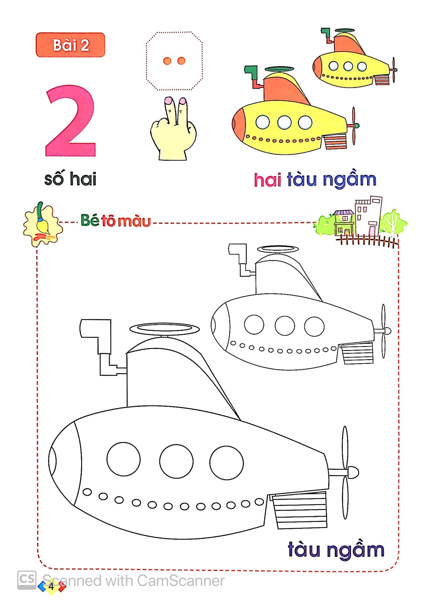 tập tô và làm quen với chữ số - dành cho trẻ 5-6 tuổi (tái bản 2024)