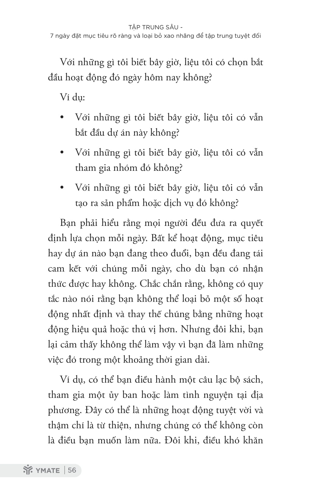 tập trung sâu - 7 ngày đặt mục tiêu rõ ràng và loại bỏ xao nhãng để tập trung tuyệt đối
