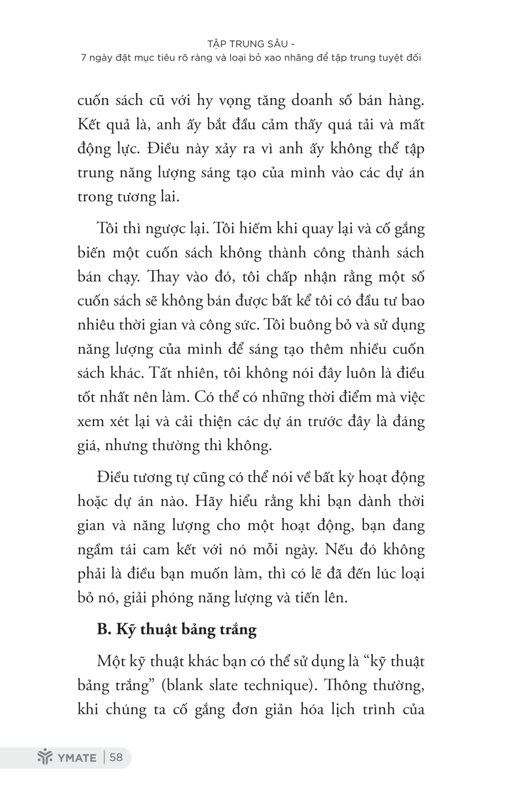 tập trung sâu - 7 ngày đặt mục tiêu rõ ràng và loại bỏ xao nhãng để tập trung tuyệt đối