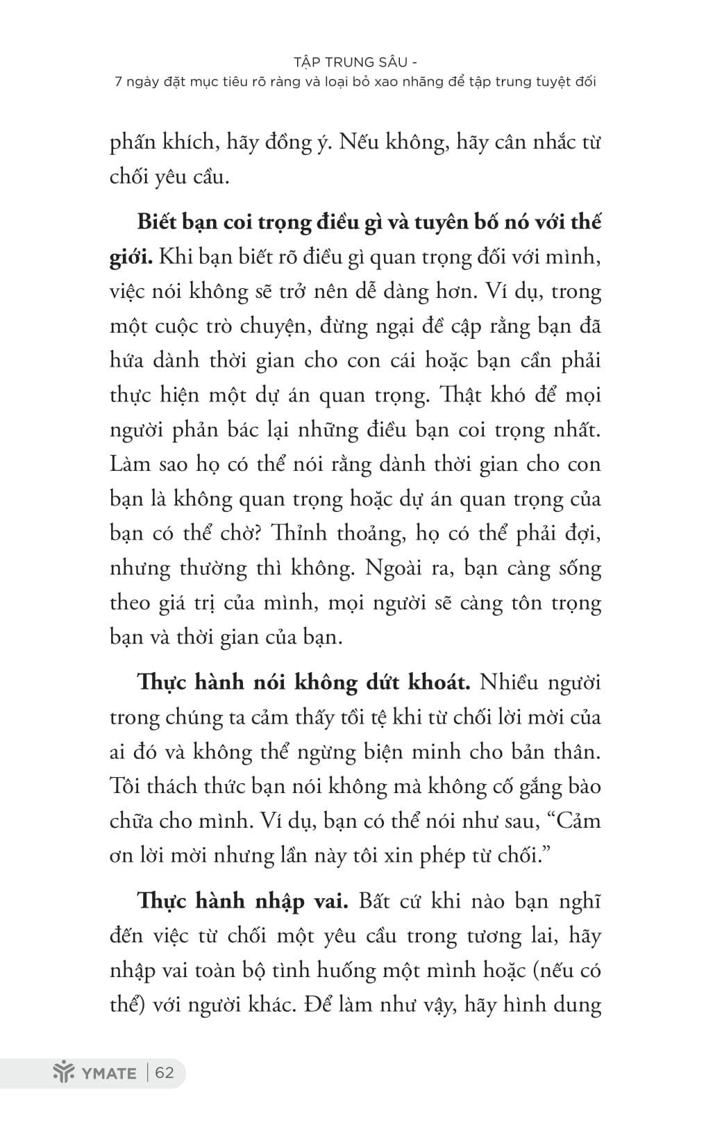 tập trung sâu - 7 ngày đặt mục tiêu rõ ràng và loại bỏ xao nhãng để tập trung tuyệt đối
