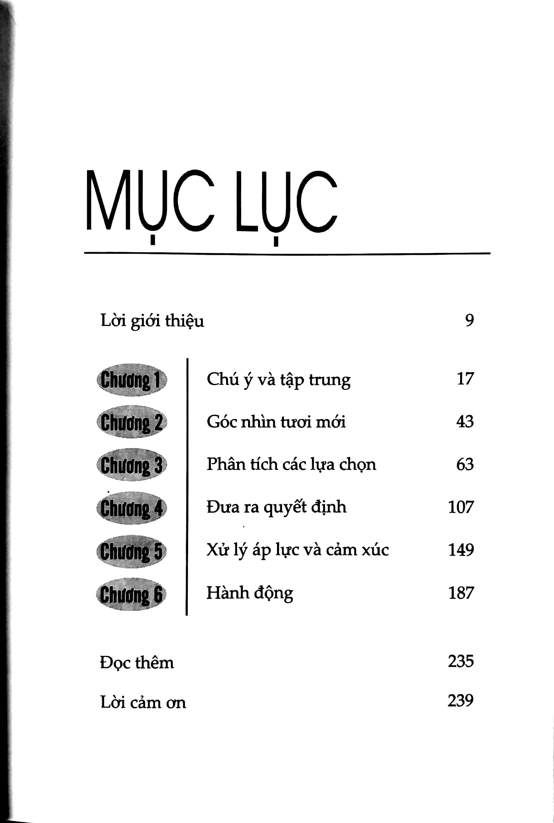 tập trung tâm trí, suy nghĩ thông minh, quyết định sáng suốt