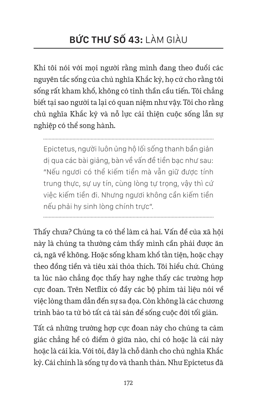 tập trung vào điều quan trọng - focus on what matters