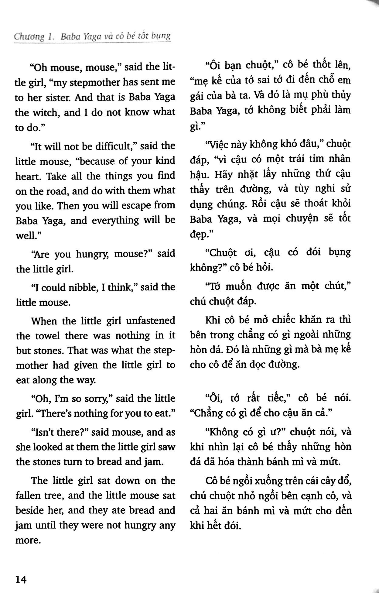 tập truyện cổ tích dân gian nga - mụ phù thủy baba yaga - song ngữ anh-việt (tái bản 2023)