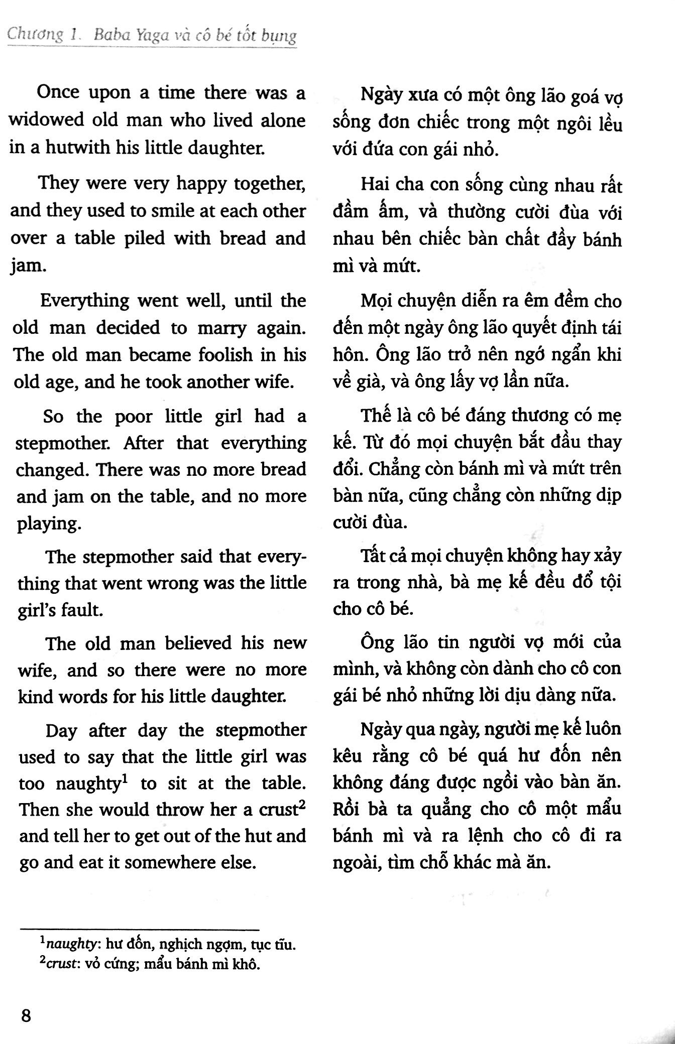 tập truyện cổ tích dân gian nga - mụ phù thủy baba yaga - song ngữ anh-việt (tái bản 2023)