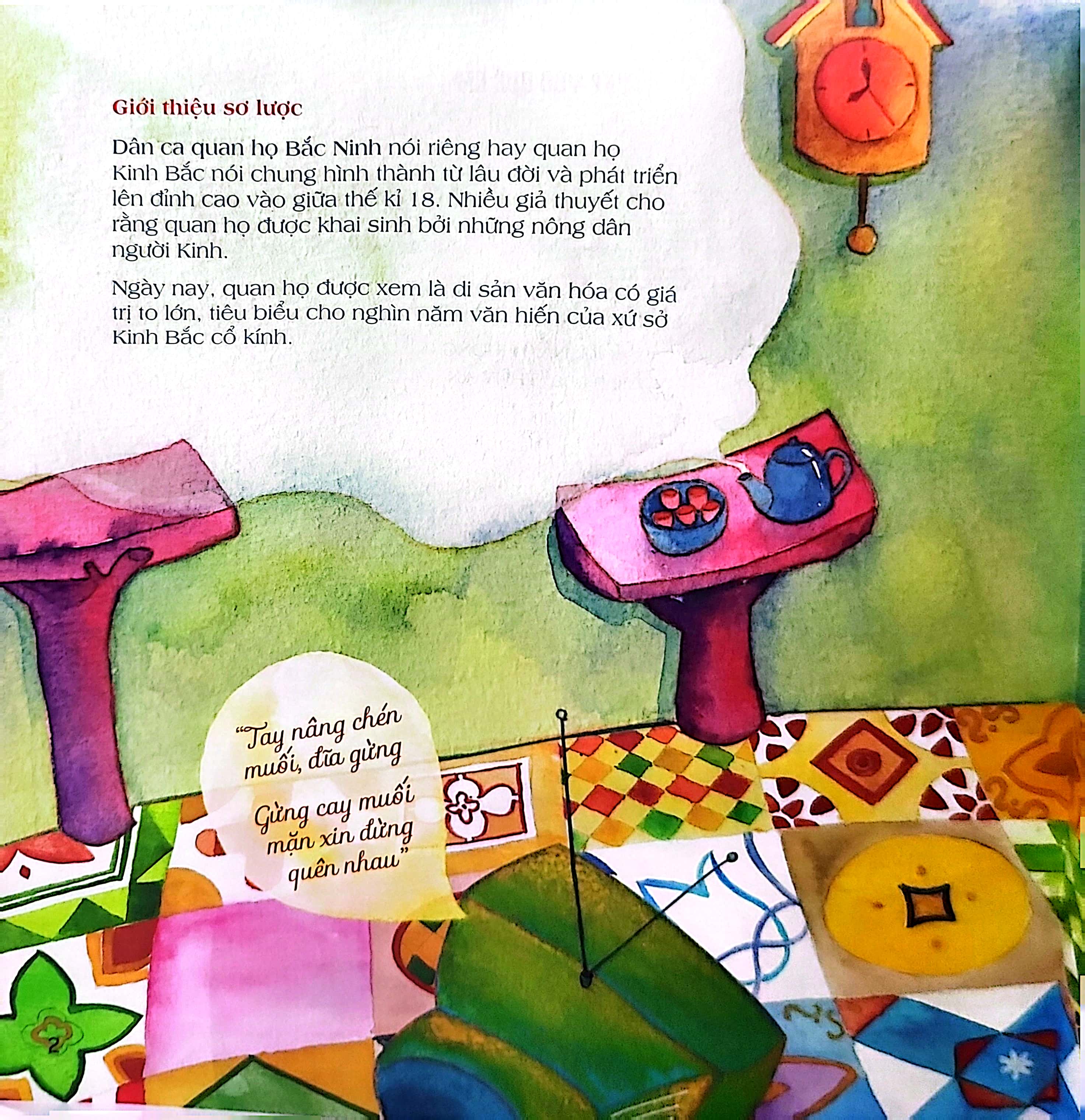 tập tục quê em - làng quan họ (tái bản 2022)