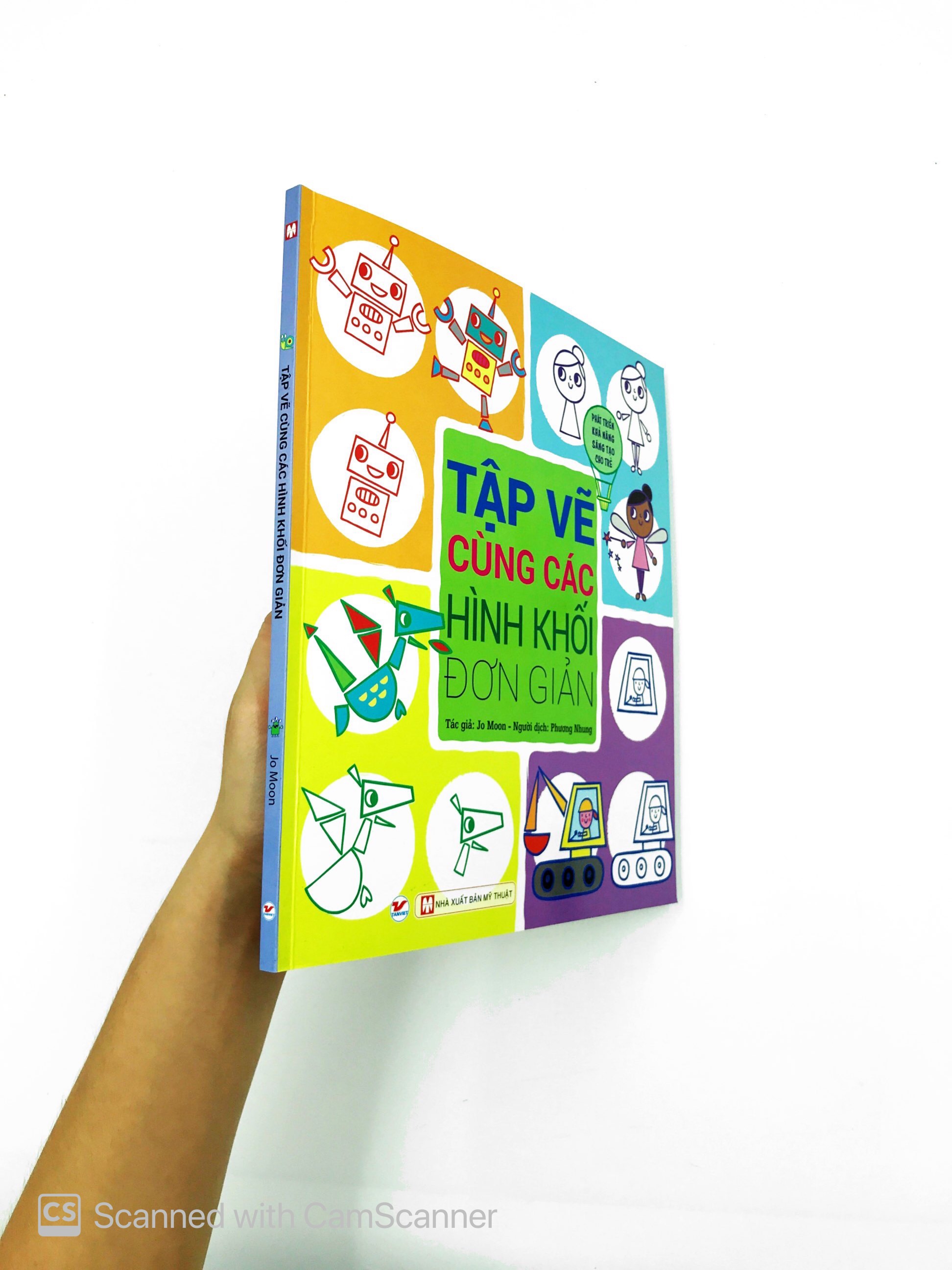 tập vẽ cùng các hình khối đơn giản - phát triển khả năng sáng tạo cho trẻ