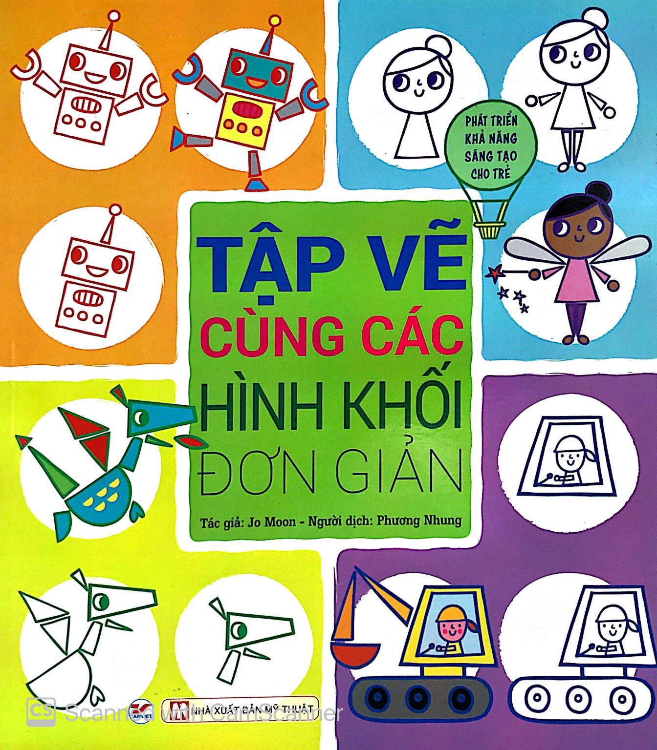 tập vẽ cùng các hình khối đơn giản - phát triển khả năng sáng tạo cho trẻ