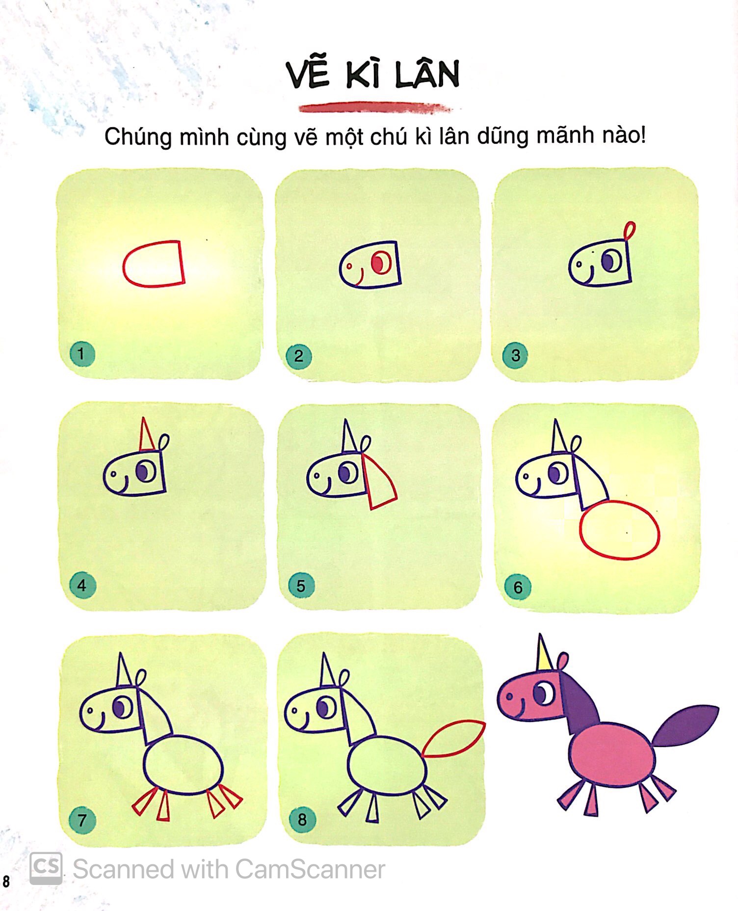 tập vẽ cùng các hình khối đơn giản - phát triển khả năng sáng tạo cho trẻ