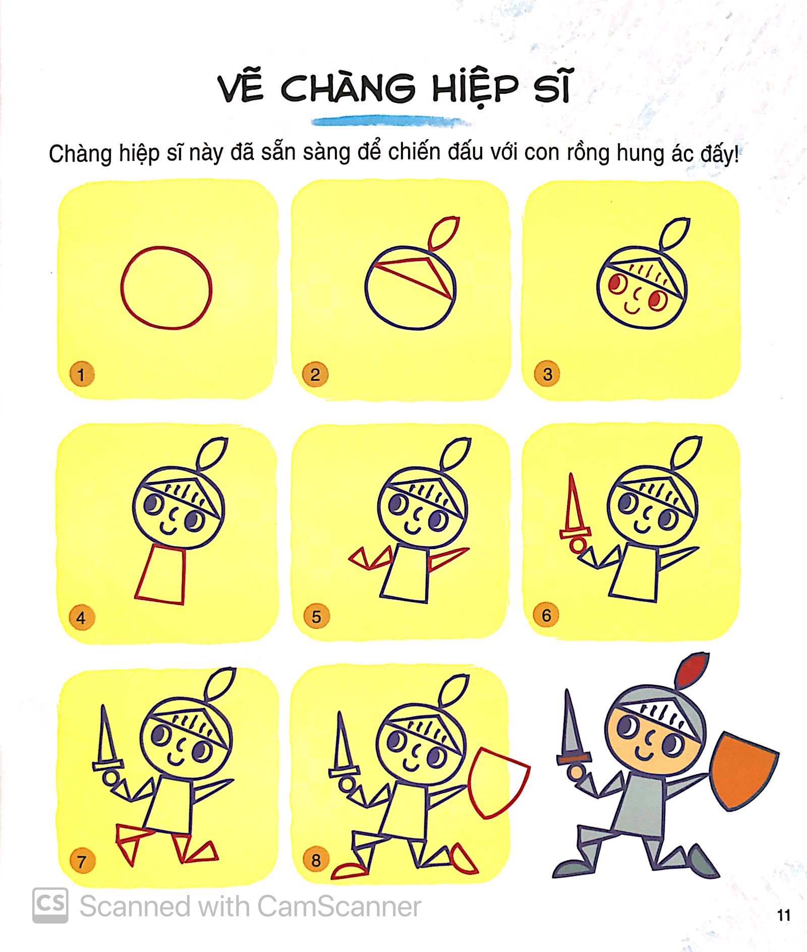 tập vẽ cùng các hình khối đơn giản - phát triển khả năng sáng tạo cho trẻ