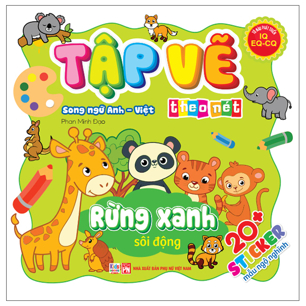 Tập Vẽ Theo Nét - Đồ Ăn Bé yêu Thích - Song Ngữ Anh-Việt