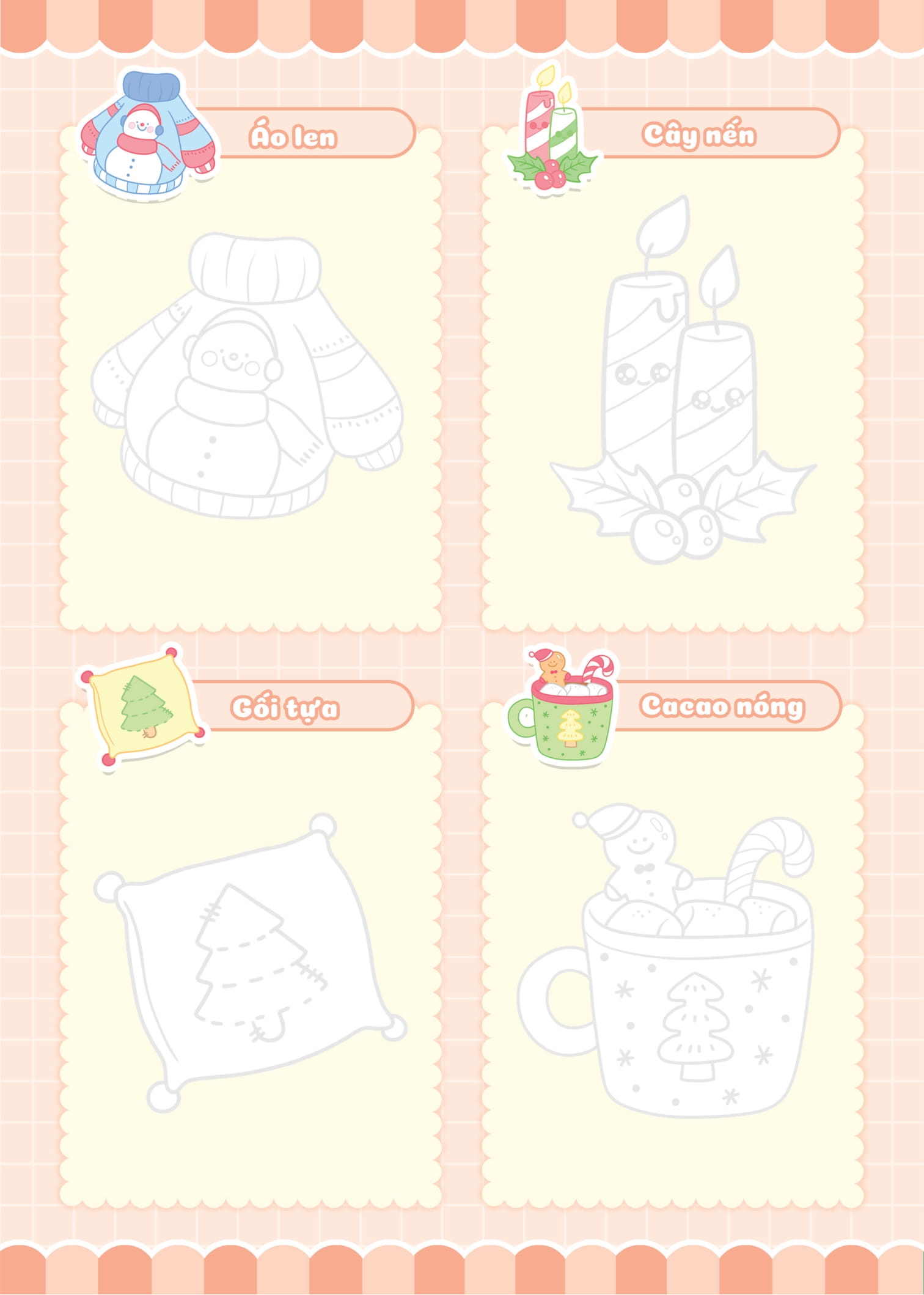 tập vẽ theo nét - lễ hội vui vẻ