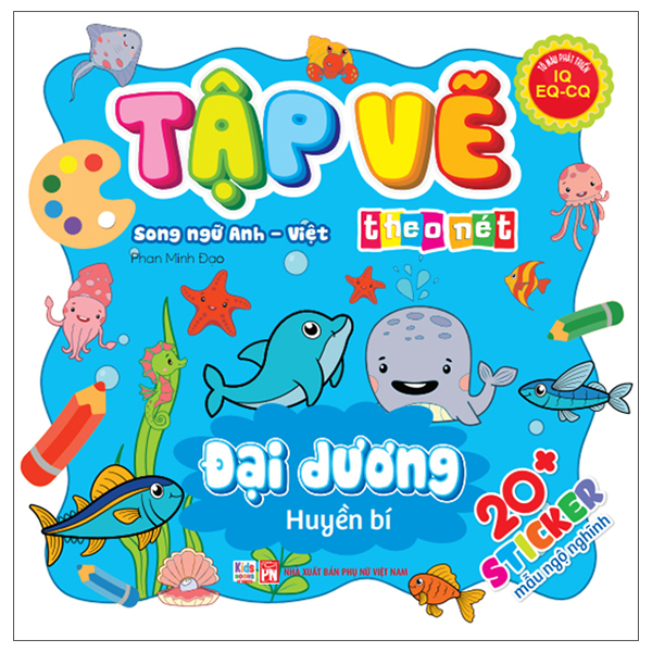 Tập Vẽ Theo Nét - Những Con Vật Đáng Yêu - Song Ngữ Anh-Việt