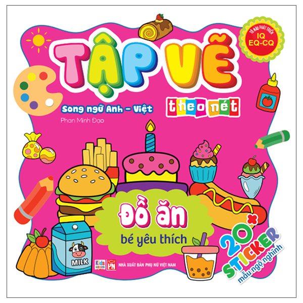 Tập Vẽ Theo Nét - Những Con Vật Đáng Yêu - Song Ngữ Anh-Việt