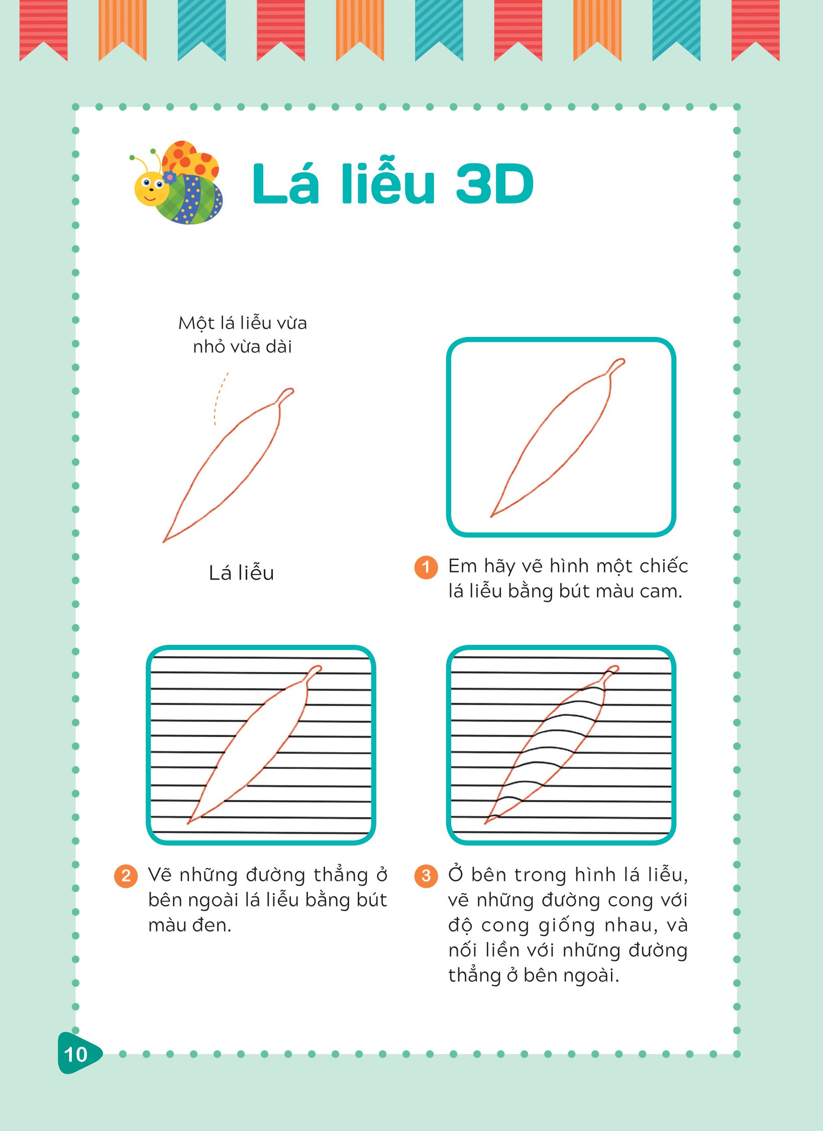 tập vẽ tranh 3d - khơi nguồn sáng tạo - cấp độ 3 - thực vật