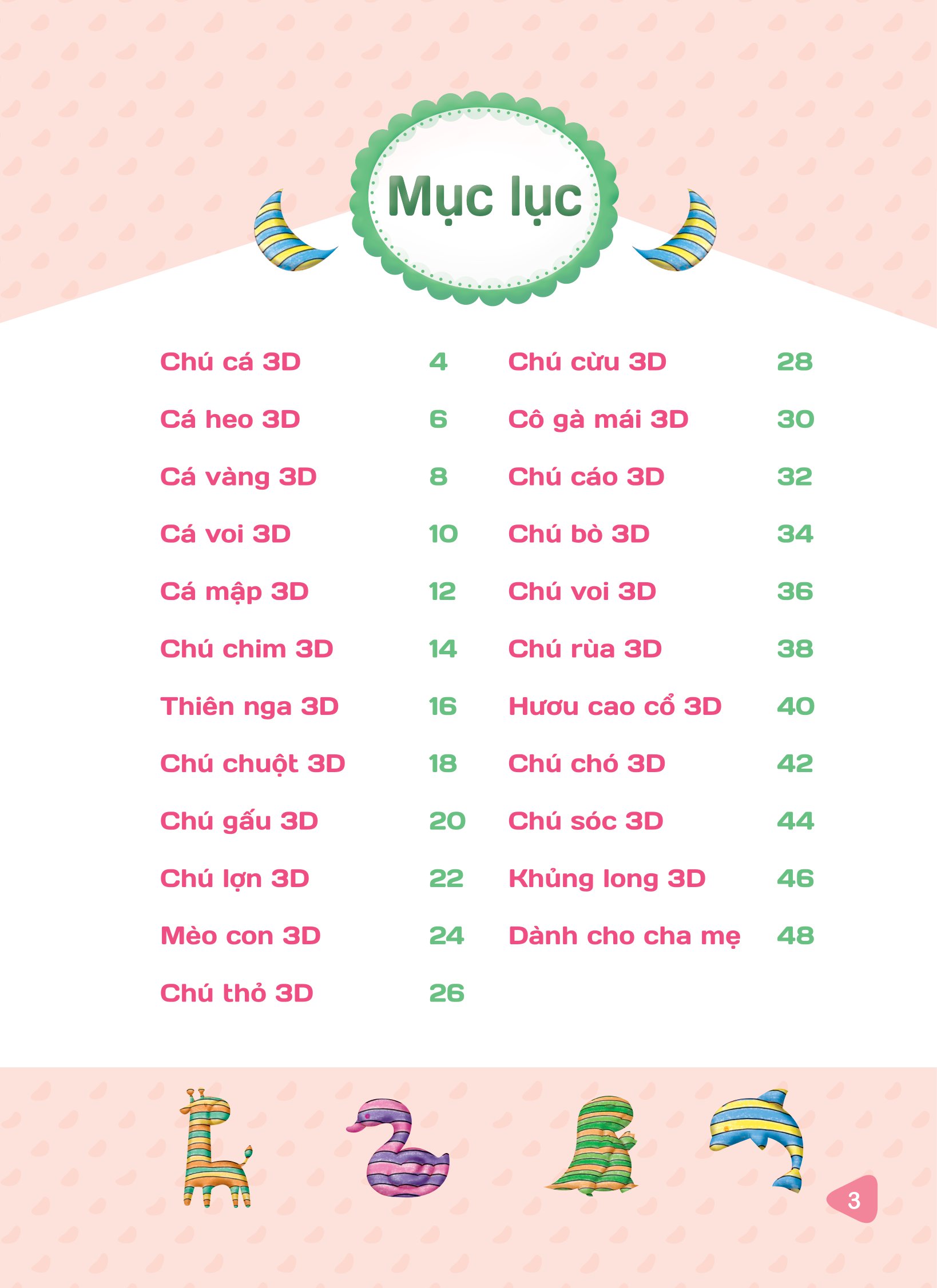 tập vẽ tranh 3d - khơi nguồn sáng tạo - cấp độ 4 - động vật