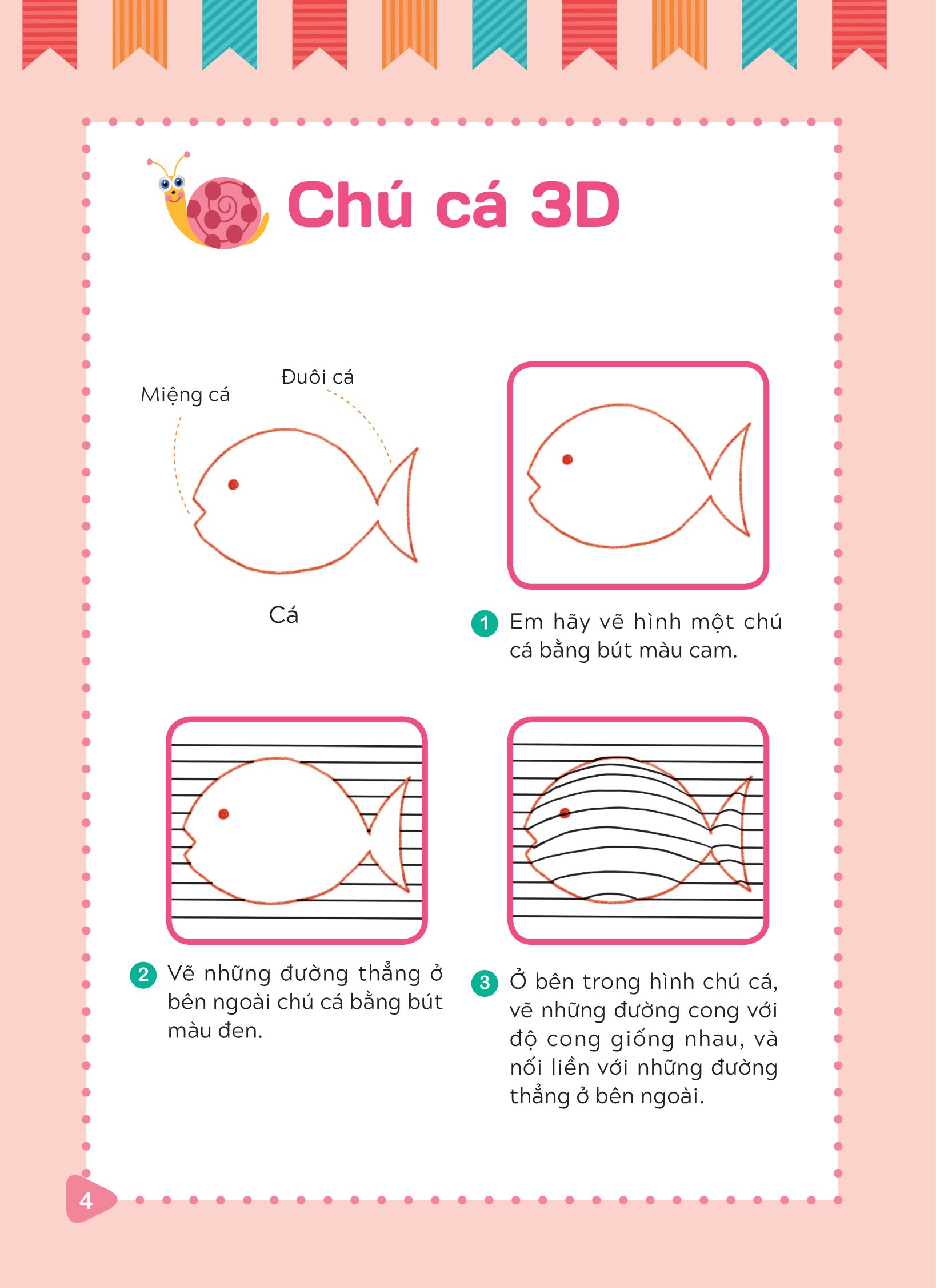 tập vẽ tranh 3d - khơi nguồn sáng tạo - cấp độ 4 - động vật