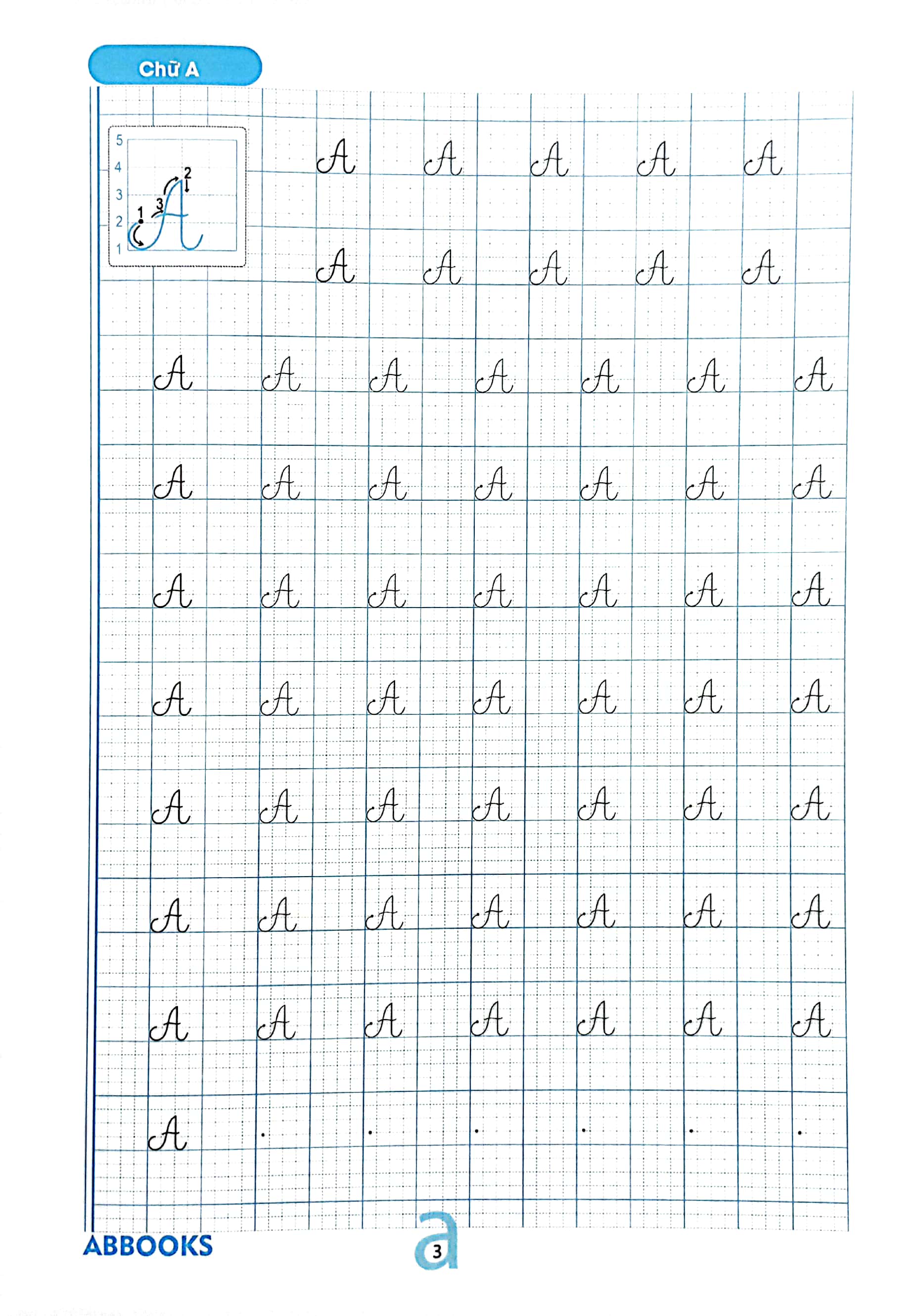 tập viết chữ cái viết hoa