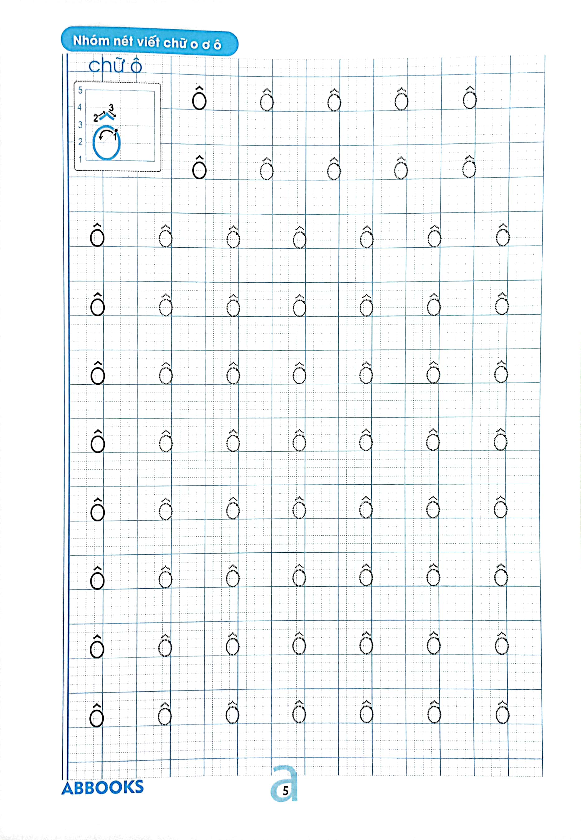tập viết chữ cái viết thường