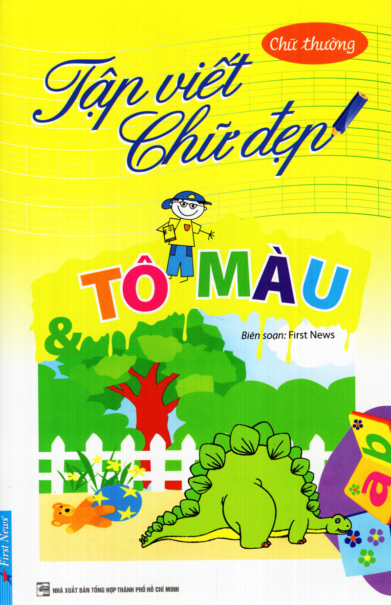 tập viết chữ đẹp & tô màu - kiểu chữ thường (khổ nhỏ)