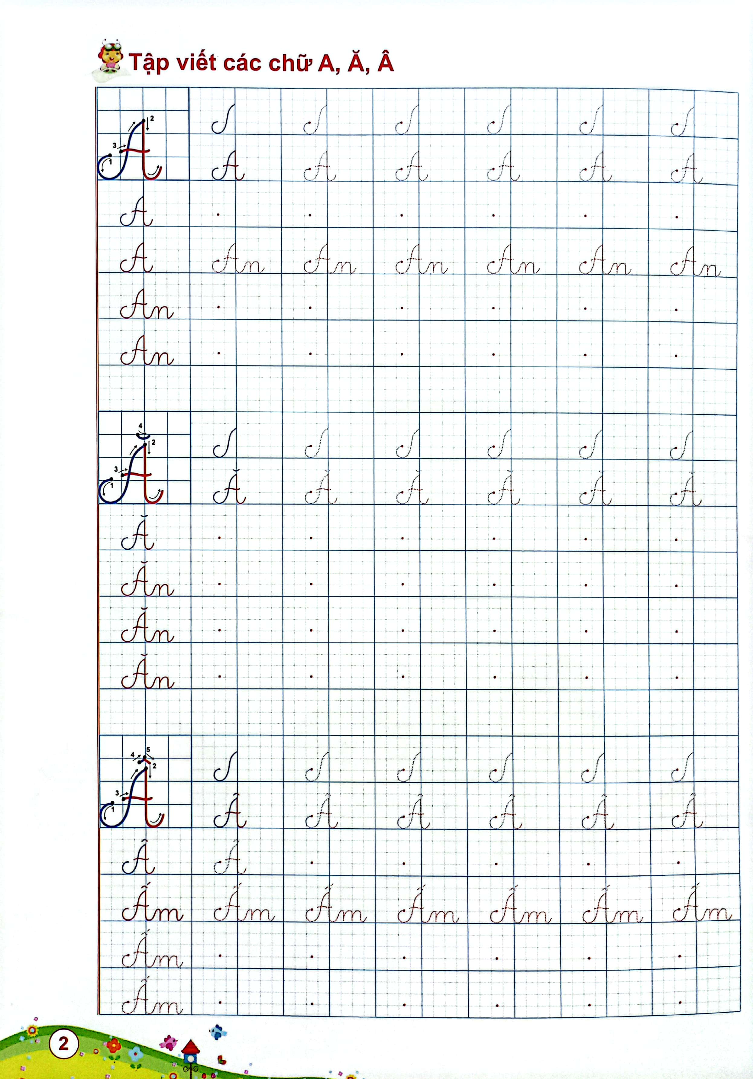 tập viết chữ hoa cỡ nhỏ, theo nhóm (dành cho học sinh tiểu học)(tái bản 2023)