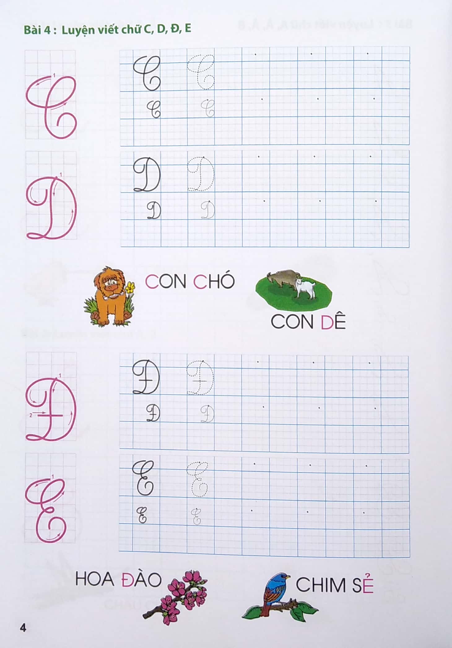 tập viết chữ hoa lớp 1