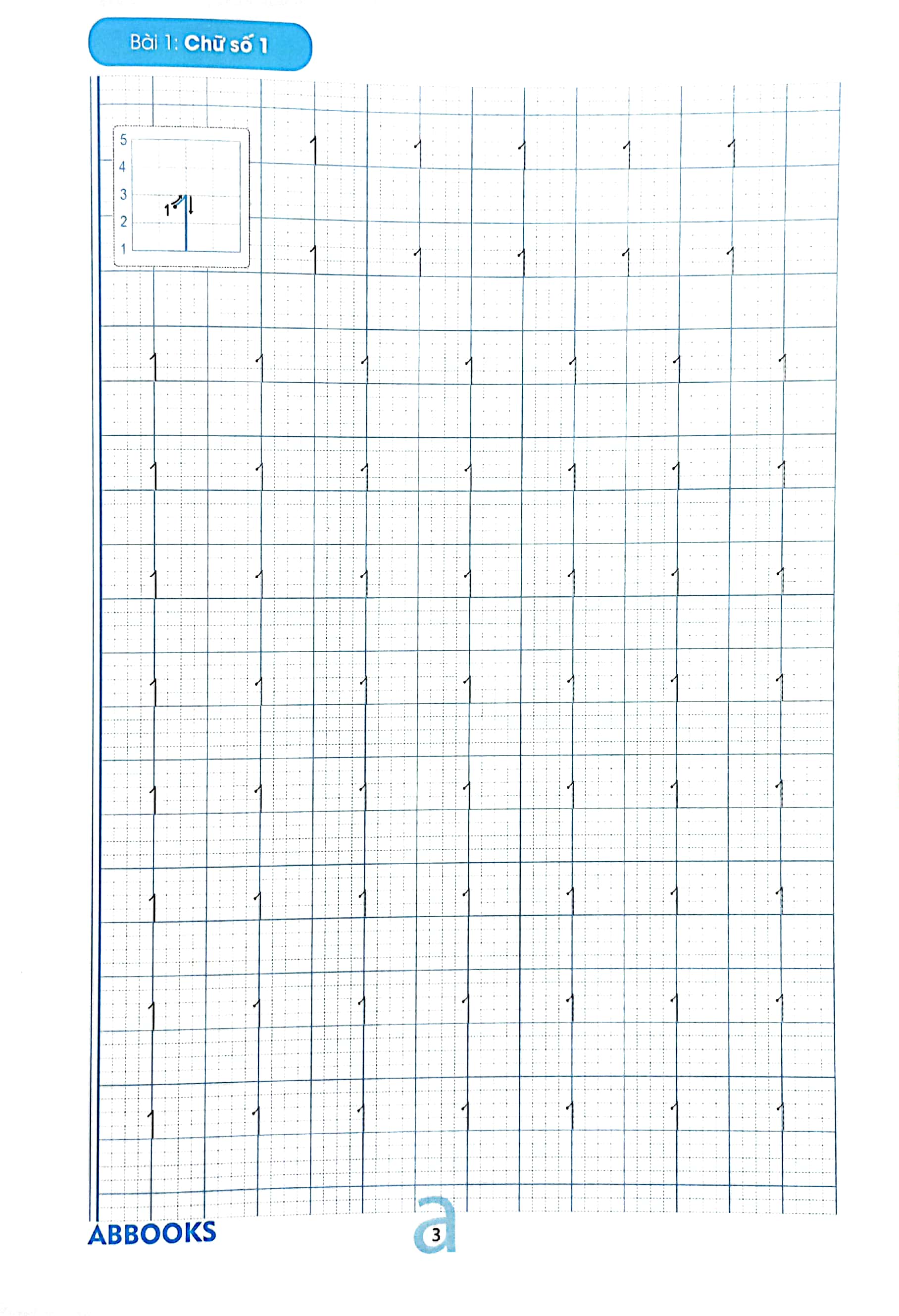 tập viết chữ số