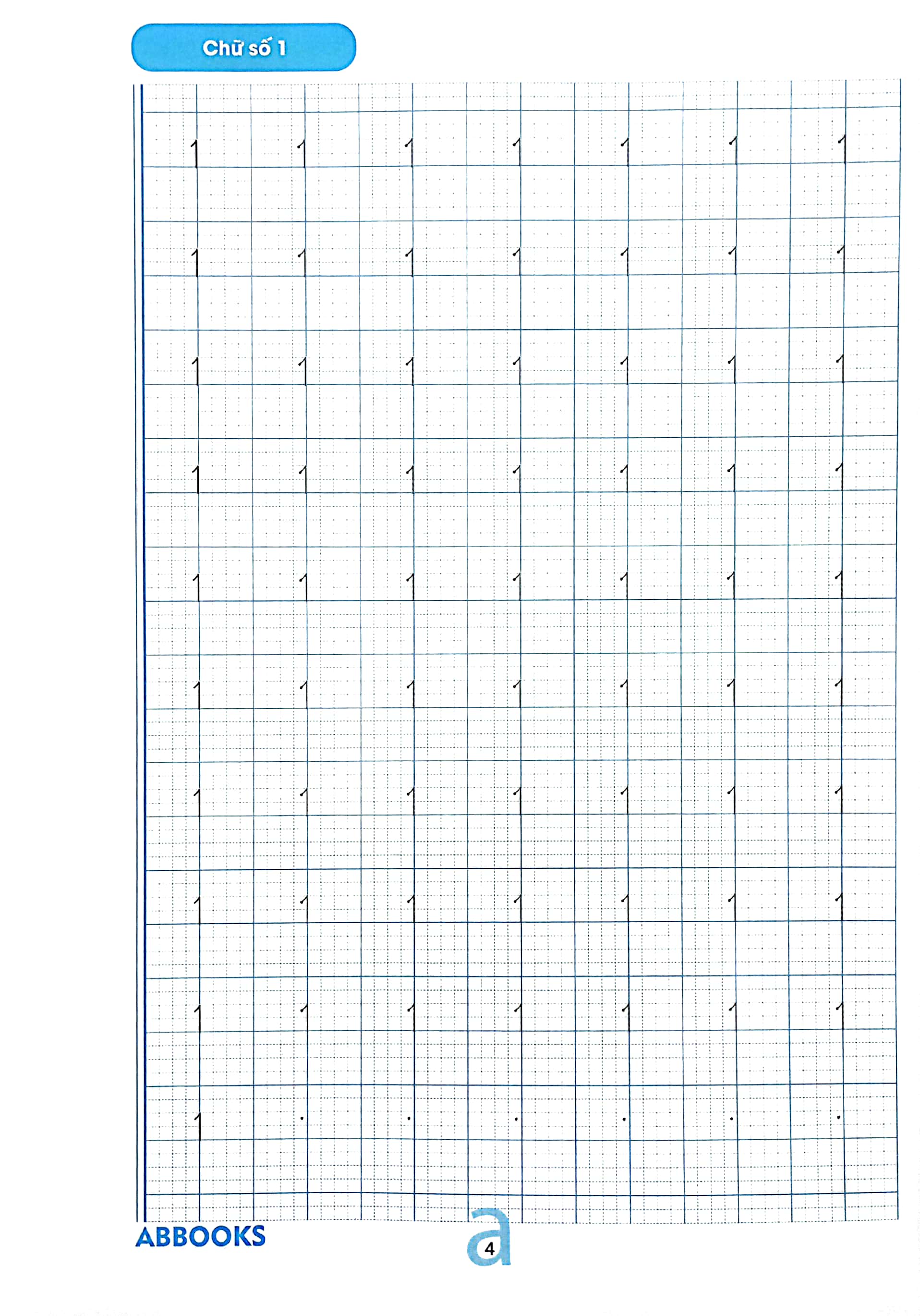 tập viết chữ số