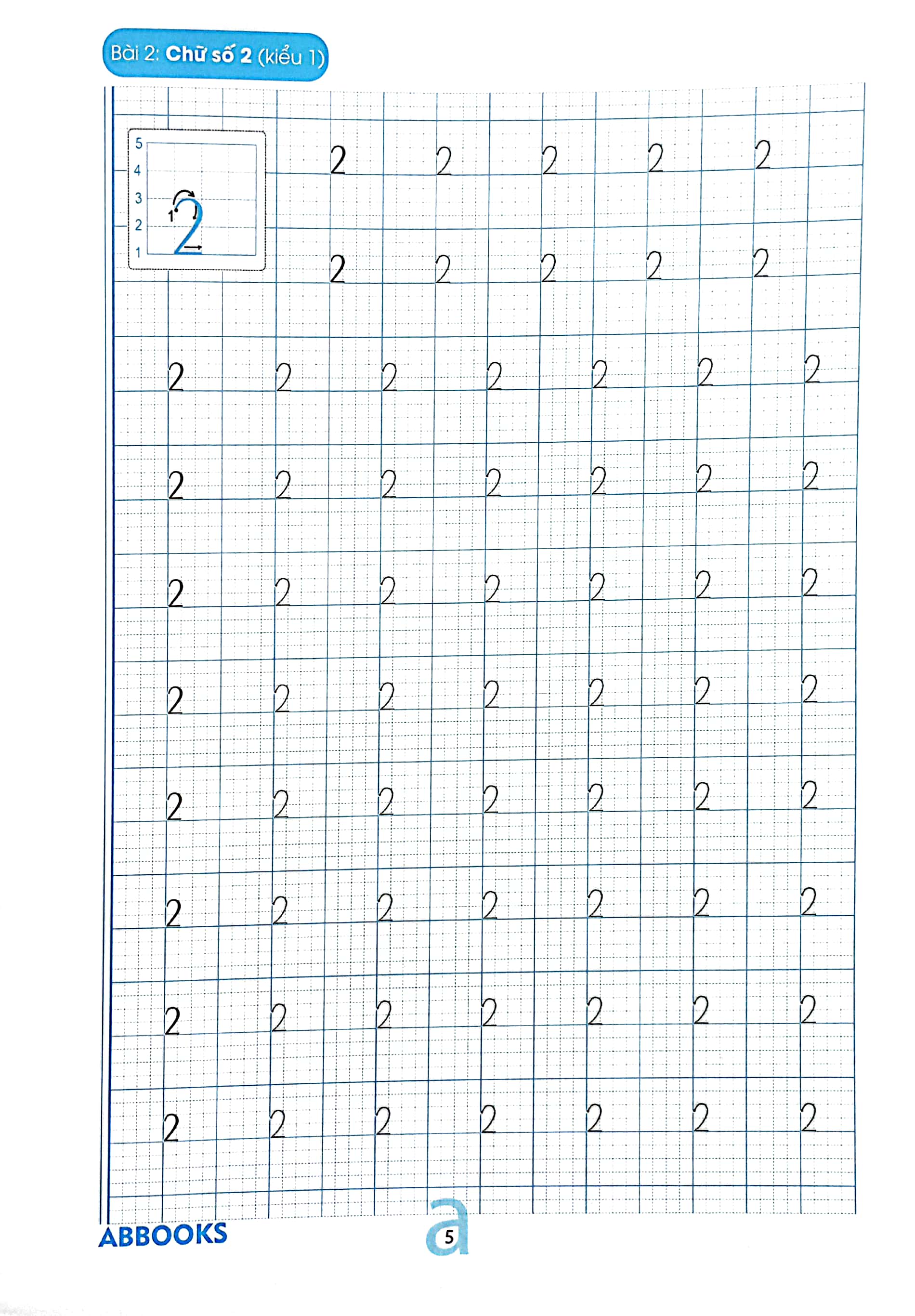 tập viết chữ số