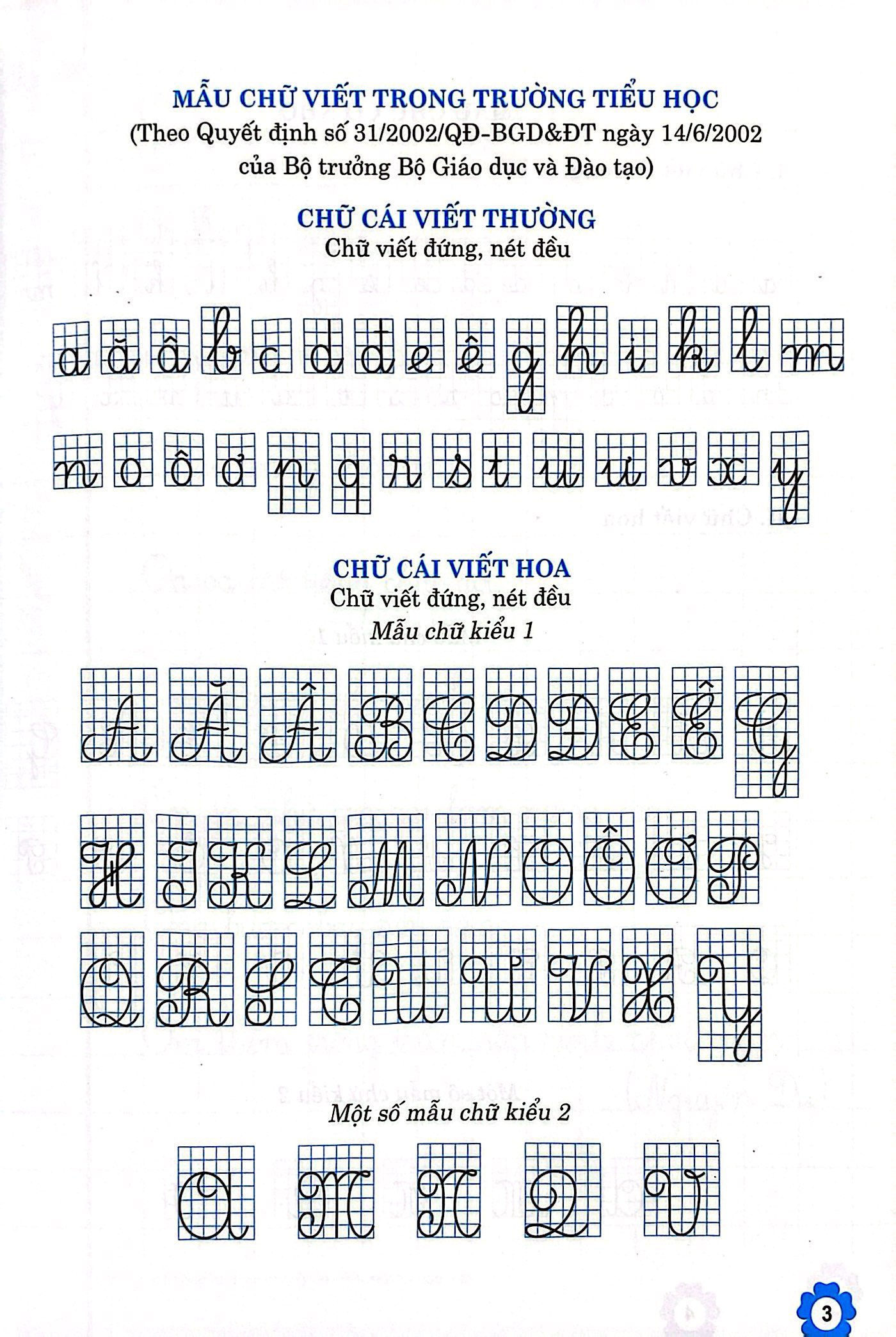 tập viết lớp 3 - tập 2 (dùng chung cho các bộ sgk hiện hành)