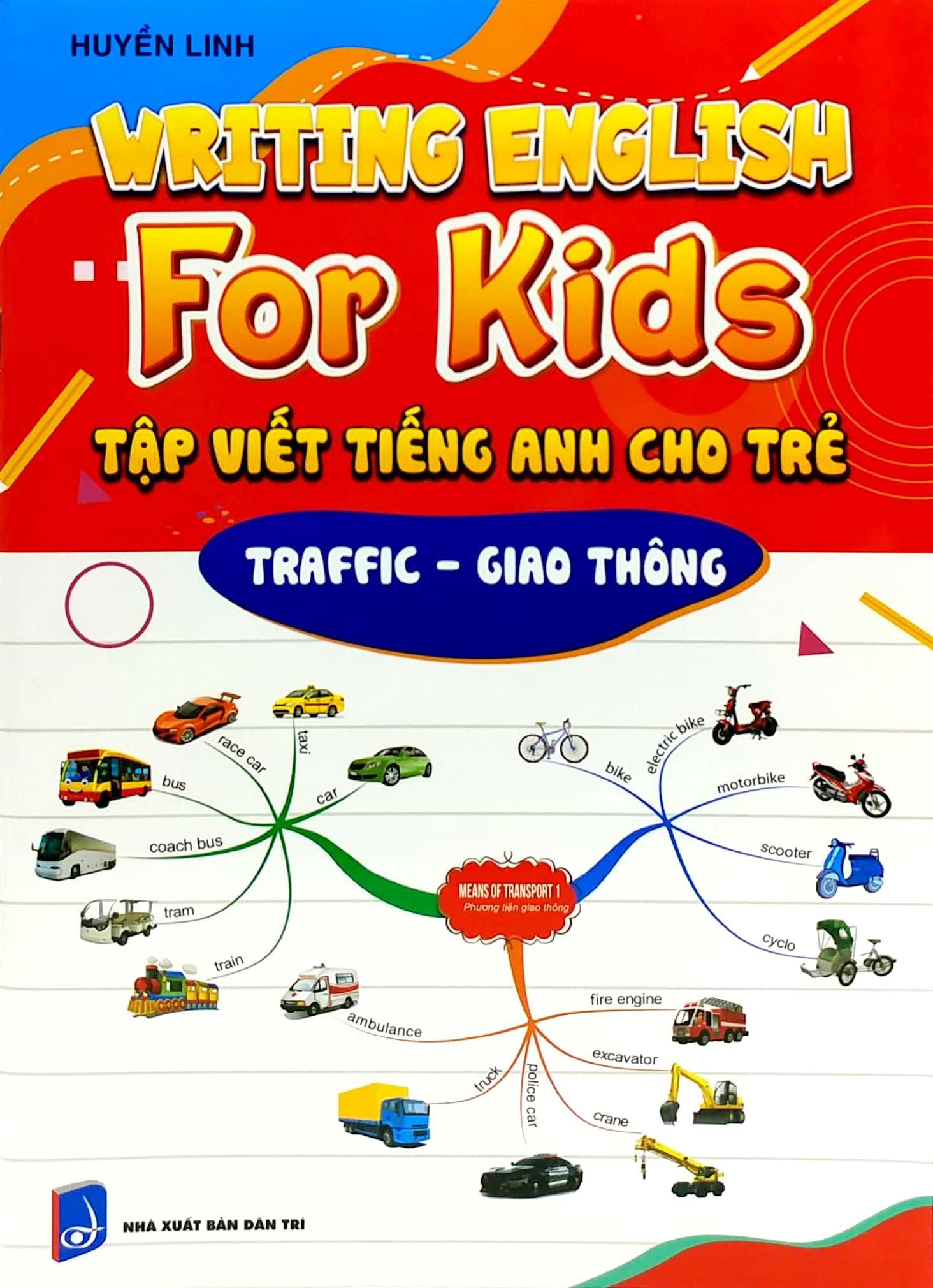 tập viết tiếng anh cho trẻ - giao thông